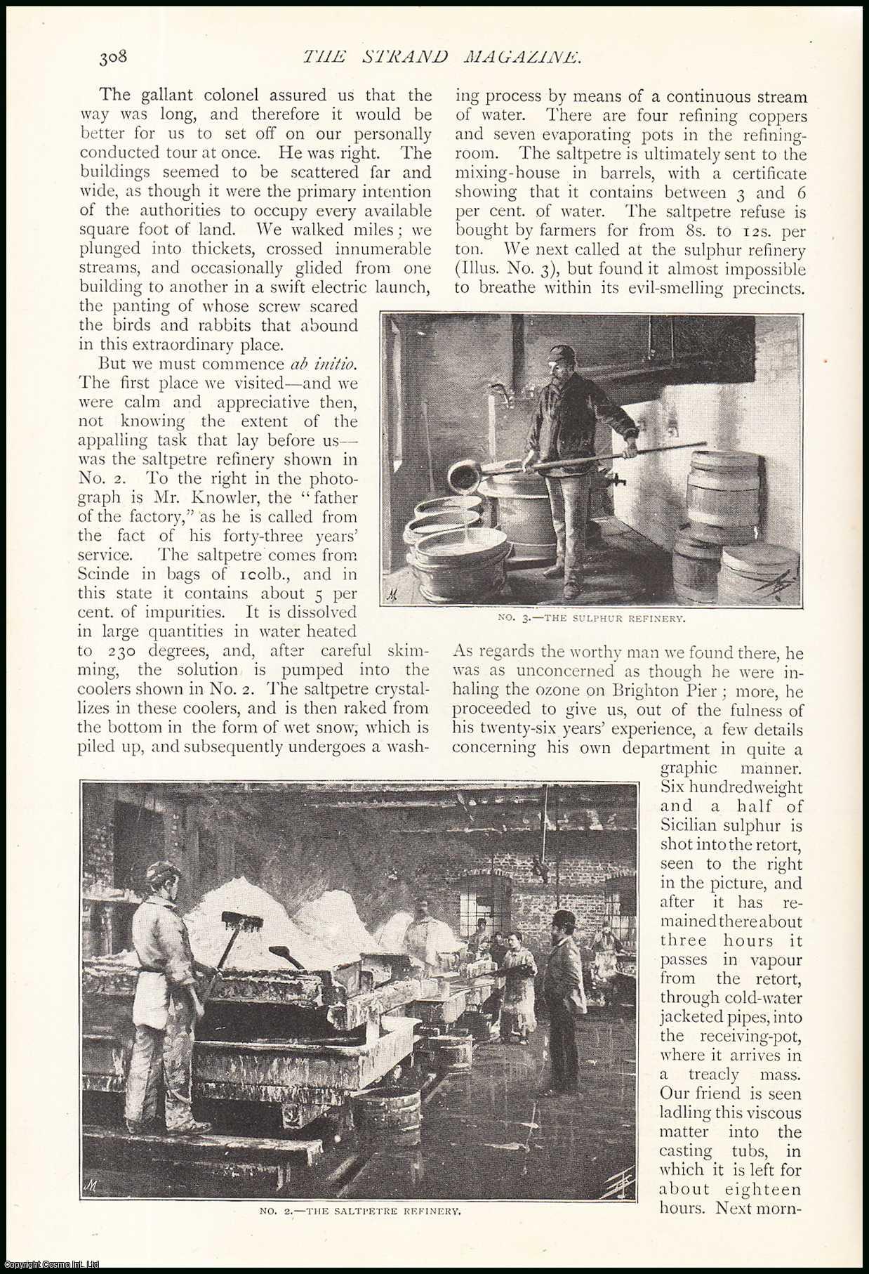 William G. Fitzgerald - How Explosives are Made. An uncommon original article from The Strand Magazine, 1895.