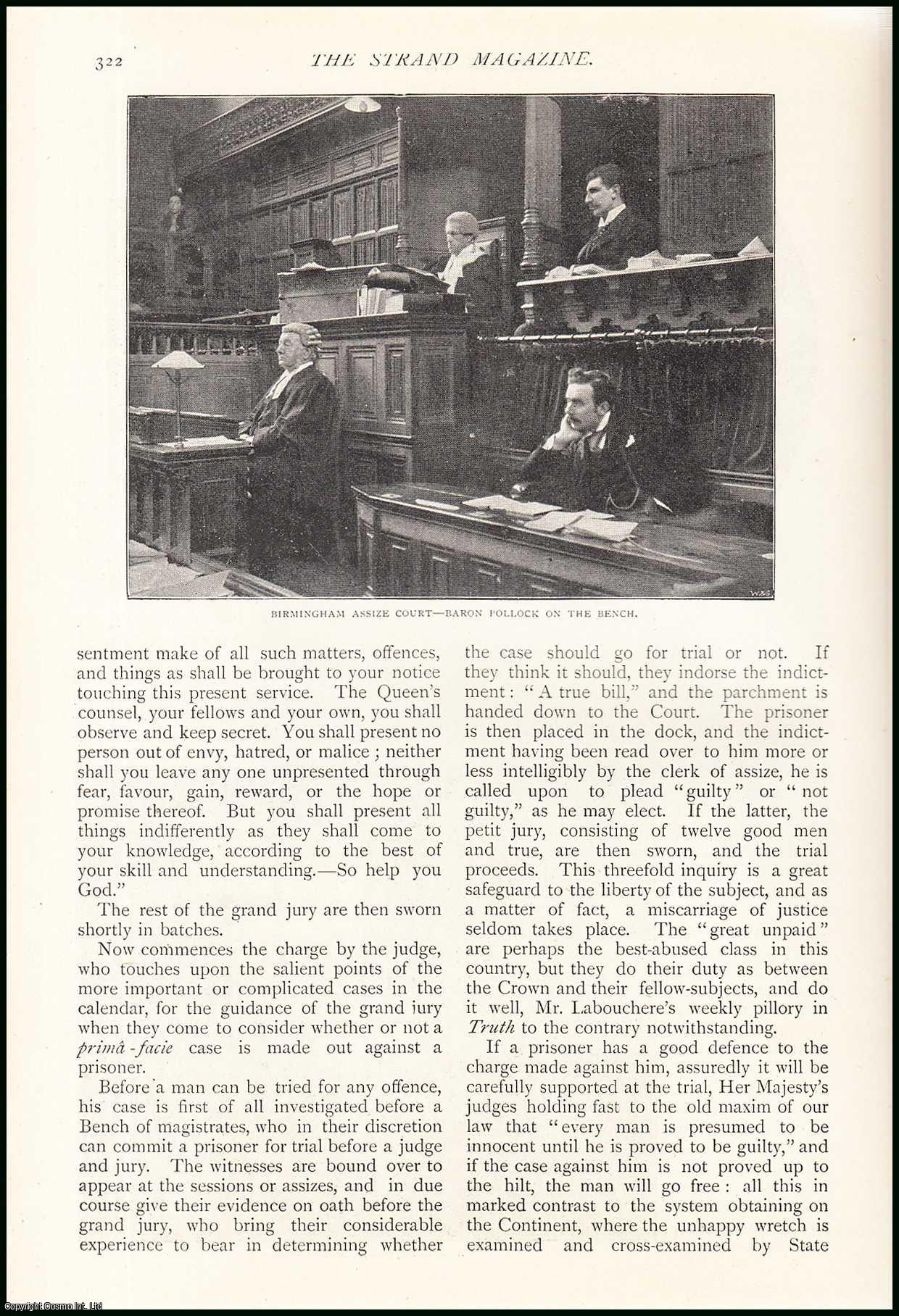 KASOMO - Journeyings of The Judges. An original article from The Strand Magazine, 1895.