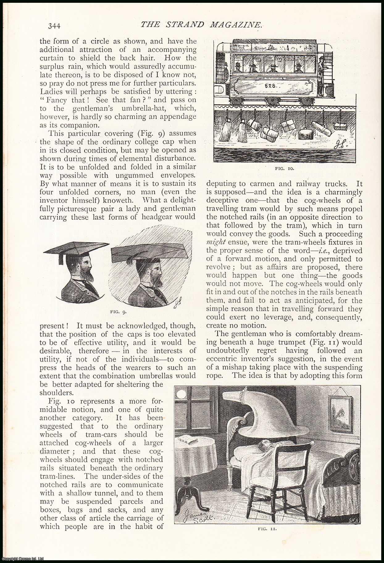 SCOTT, JAMES - Eccentric Ideas. An original article from The Strand Magazine, 1895.