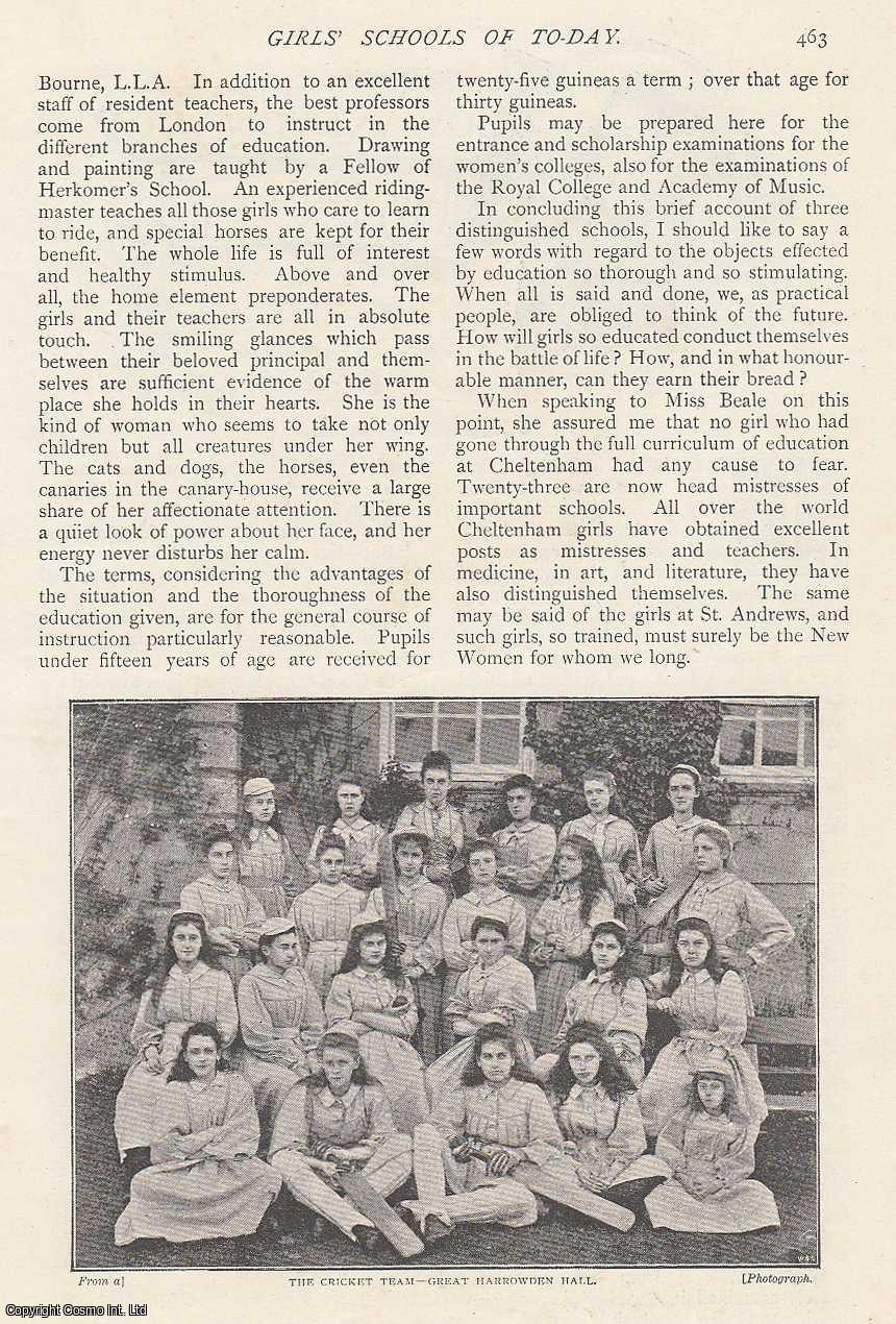 MEADE, L. T. - St. Leonards and Great Harrowden Hall. Girls' Schools of Today.