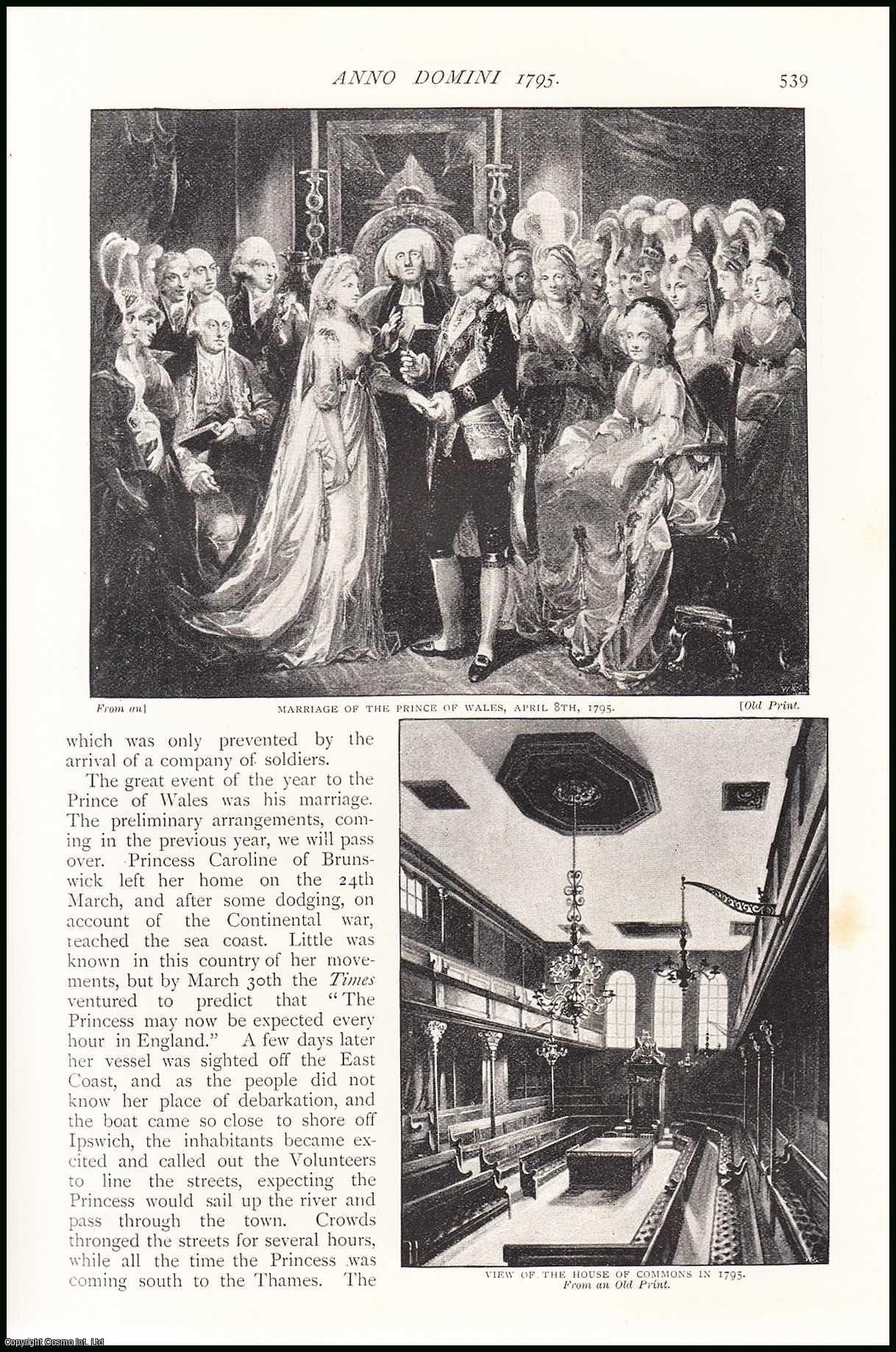 WHITMAN, ALFRED - Anno Domini 1795. An original article from The Strand Magazine, 1895.