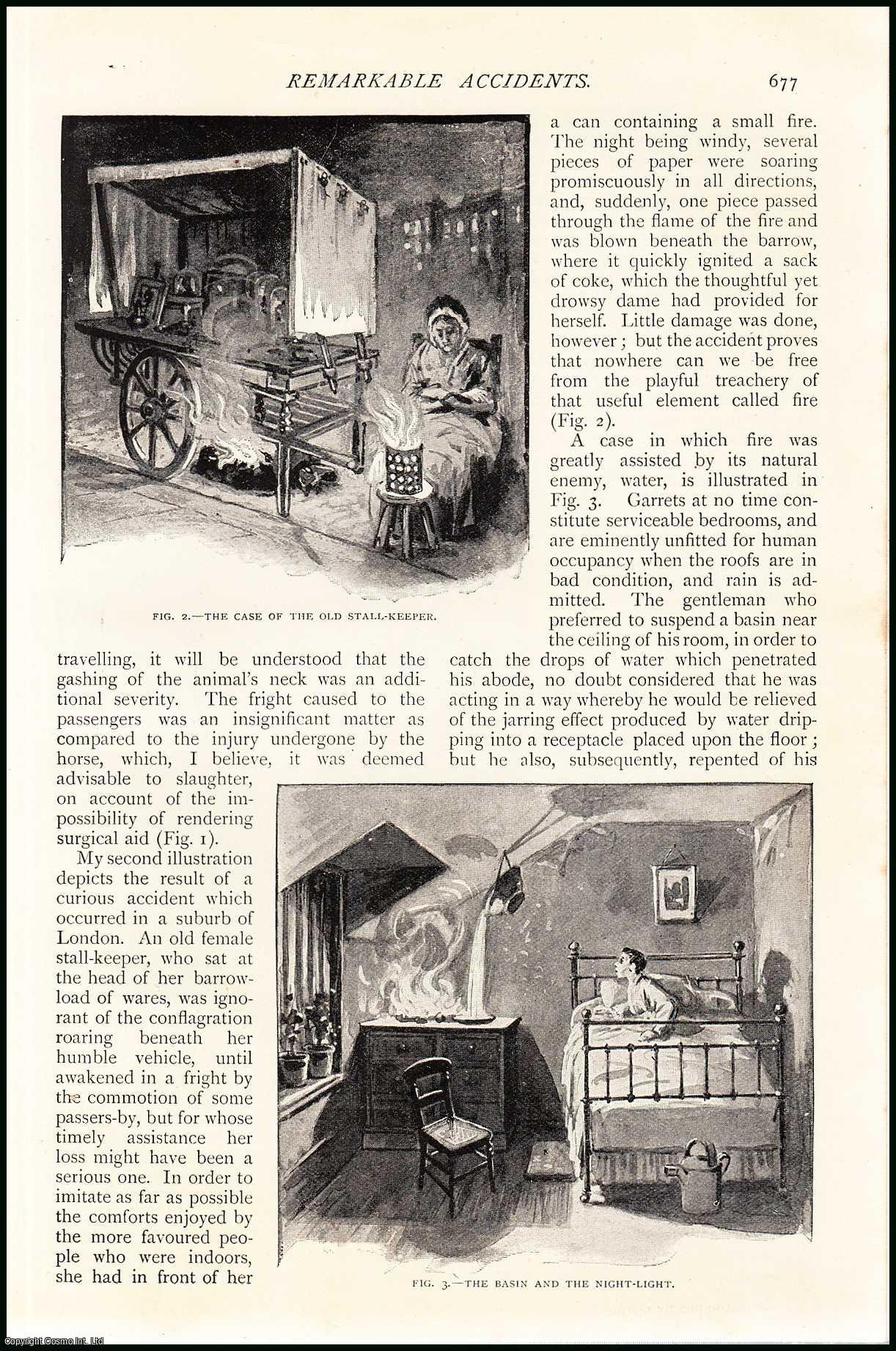 SCOTT, JAMES - Remarkable Accidents. An original article from The Strand Magazine, 1895.