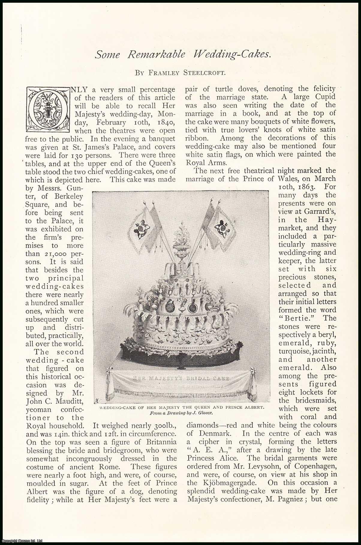 STEELCROFT, FRAMLEY - Some Remarkable Wedding Cakes. An original article from The Strand Magazine, 1895.