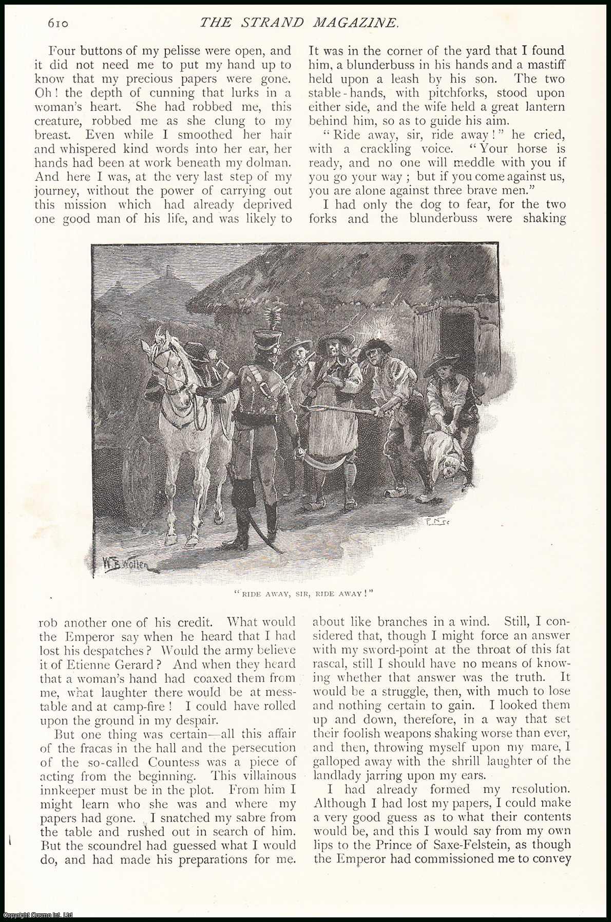 Arthur Conan Doyle - How The Brigadier Played for a Kingdom, by A. Conan Doyale : The Exploits of Brigadier Gerard. An uncommon original article from The Strand Magazine, 1895.