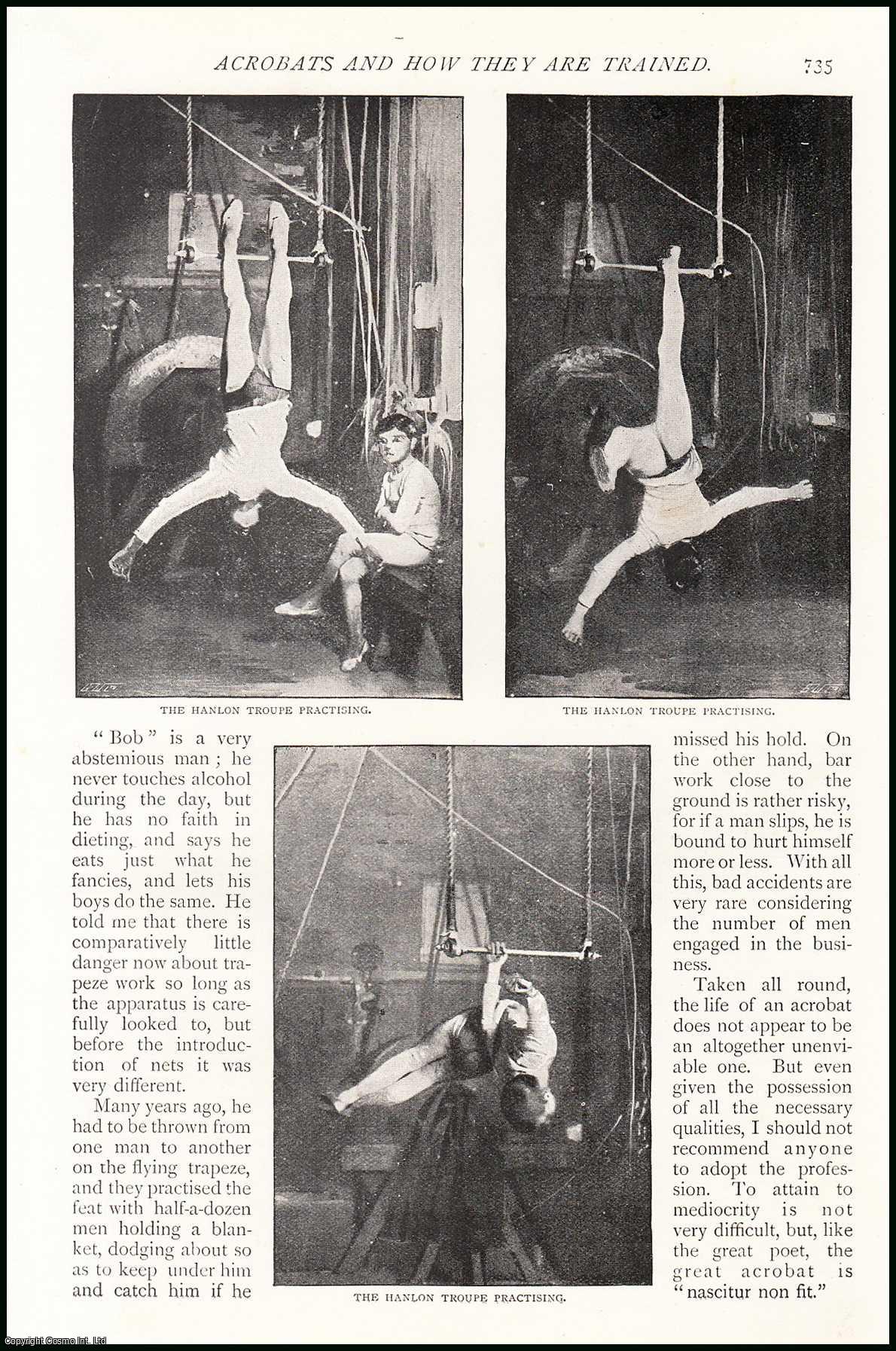 Ernest W. Low - Acrobats, and how they are Trained. An uncommon original article from The Strand Magazine, 1895.