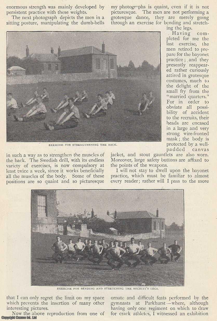 KNIGHT, CHARLES - Gymnastics in The Army. A rare original article from The Strand Magazine, 1896.