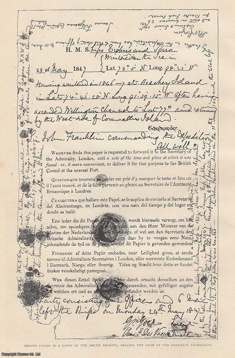 William G. Fitzgerald - Sir Clements Markham and The Royal Geographical Society. Illustrated Interview. An uncommon original article from The Strand Magazine, 1897.
