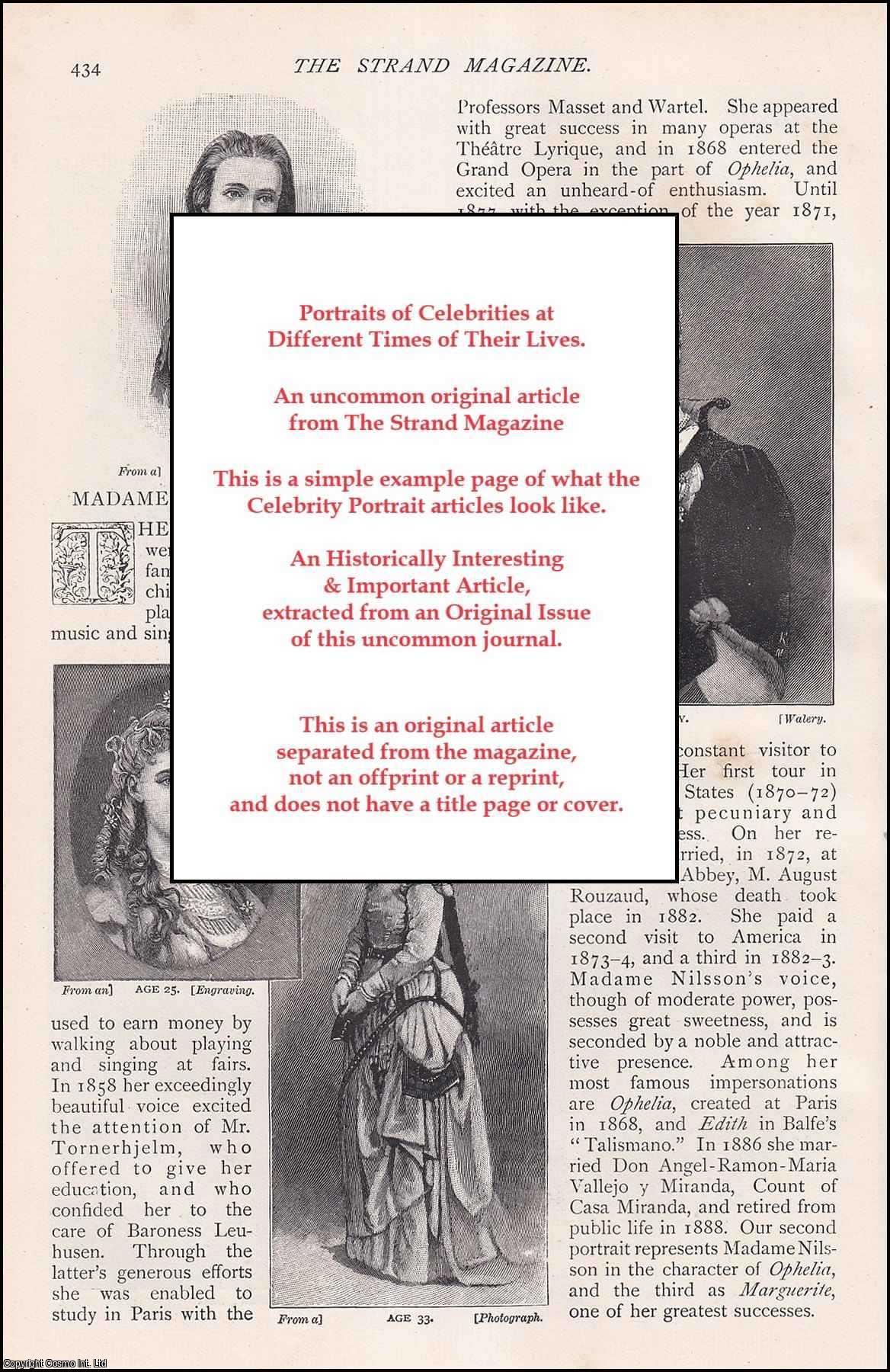 Strand Magazine - Rev Dr. Cameron Lees. Portraits of Celebrities at Different Ages. An uncommon original article from The Strand Magazine, 1897.