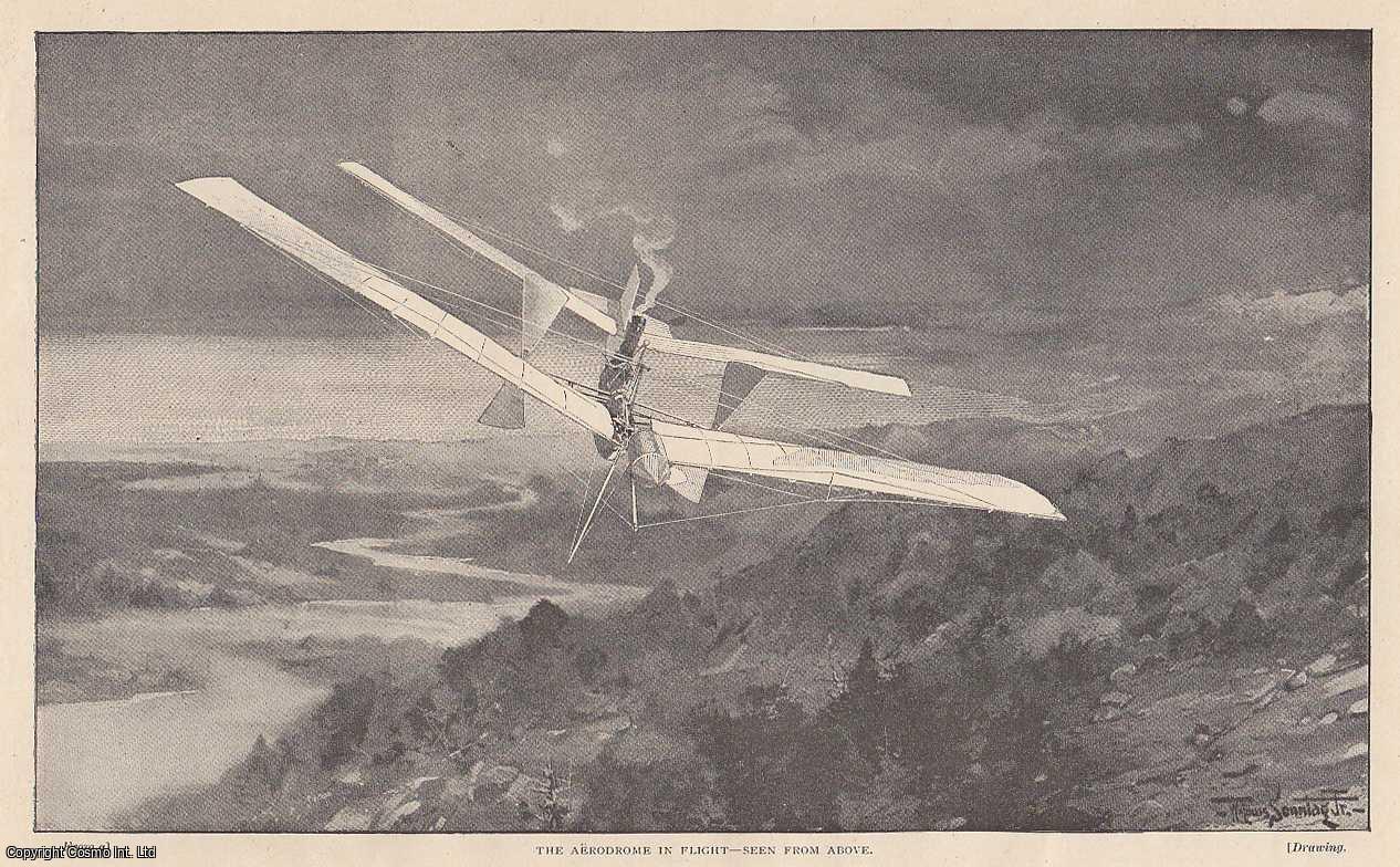 Samuel Pierpoint Langley - The New Flying-Machine [pre-dates the Wright Brothers]. An uncommon original article from The Strand Magazine, 1897.