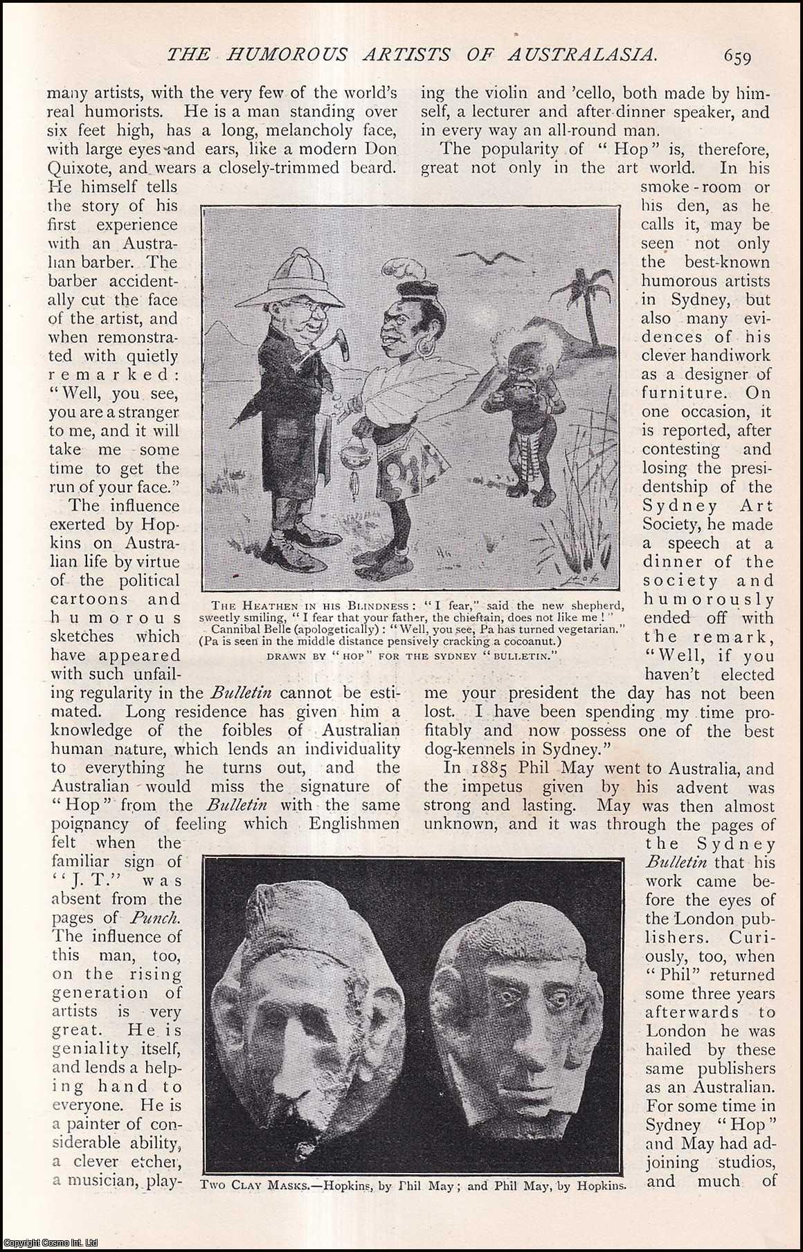 CURTIS, THOMAS E. - The Humorous Artists of Australasia. A rare original article from The Strand Magazine, 1902.