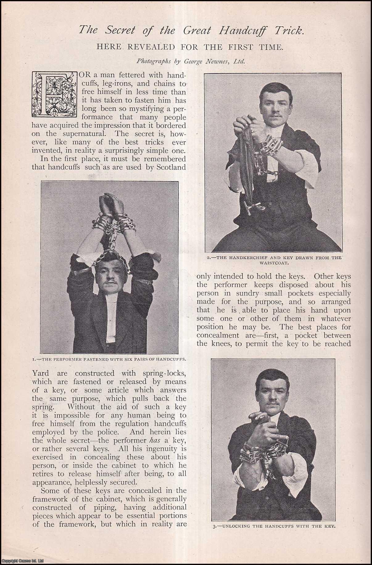 --- - The Secret of The Great Handcuff Trick. A rare original article from The Strand Magazine, 1903.
