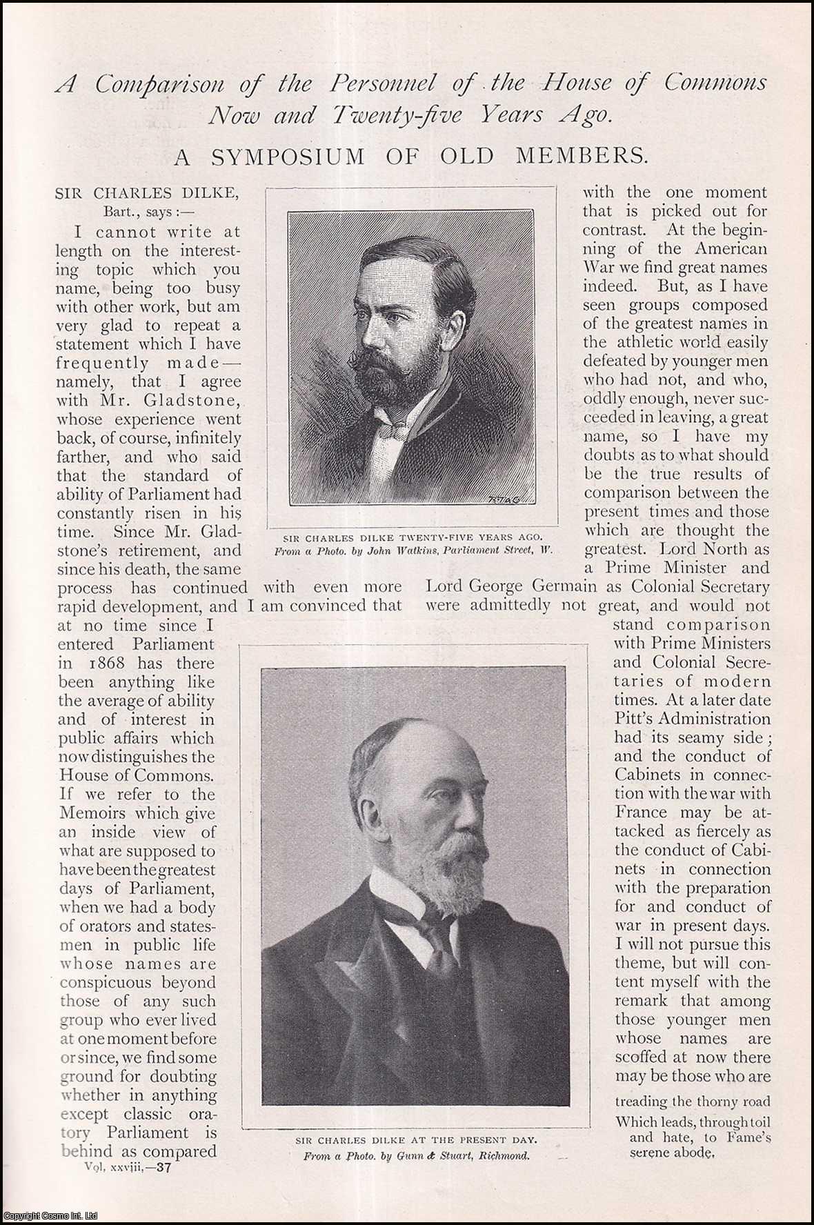 --- - A Comparison of The Personnel of The House of Commons Now and Twenty-Five Years Ago. A Symposium of Old Members. A rare original article from The Strand Magazine, 1904.