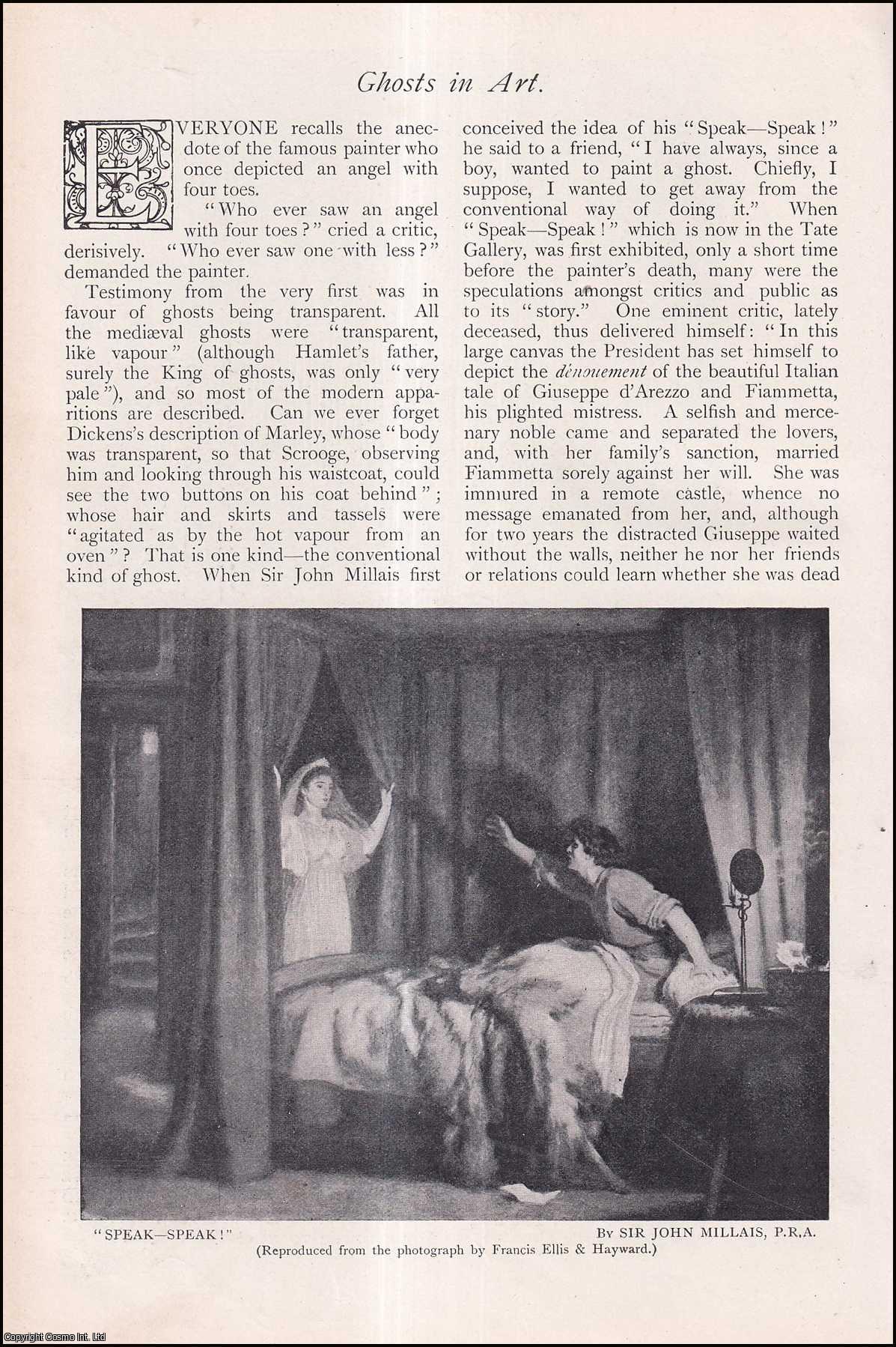 --- - Ghosts in Art. A rare original article from The Strand Magazine, 1904.