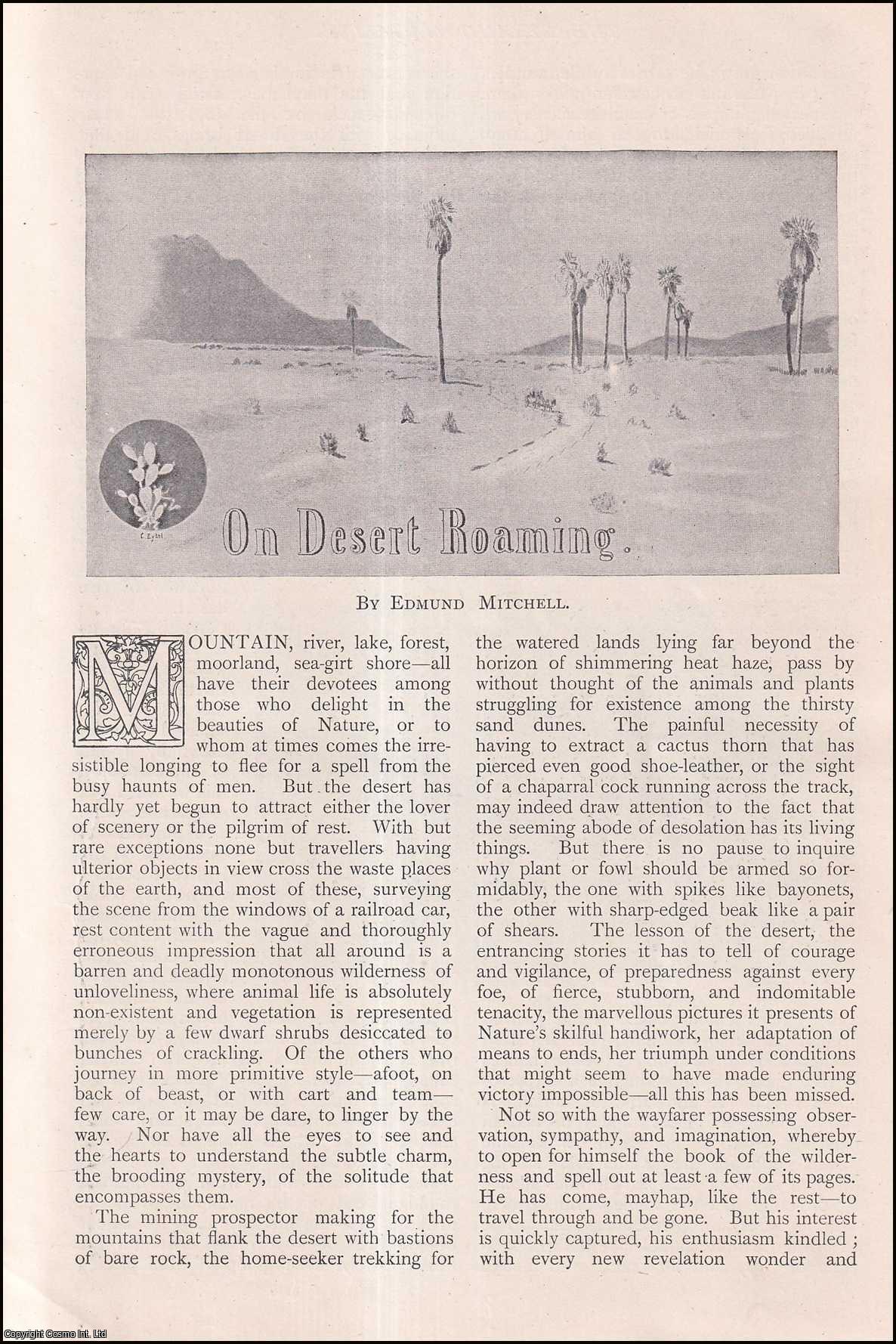 Edmund Mitchell - Desert Roaming on the Great Colorado Desert. An uncommon original article from The Strand Magazine, 1905.