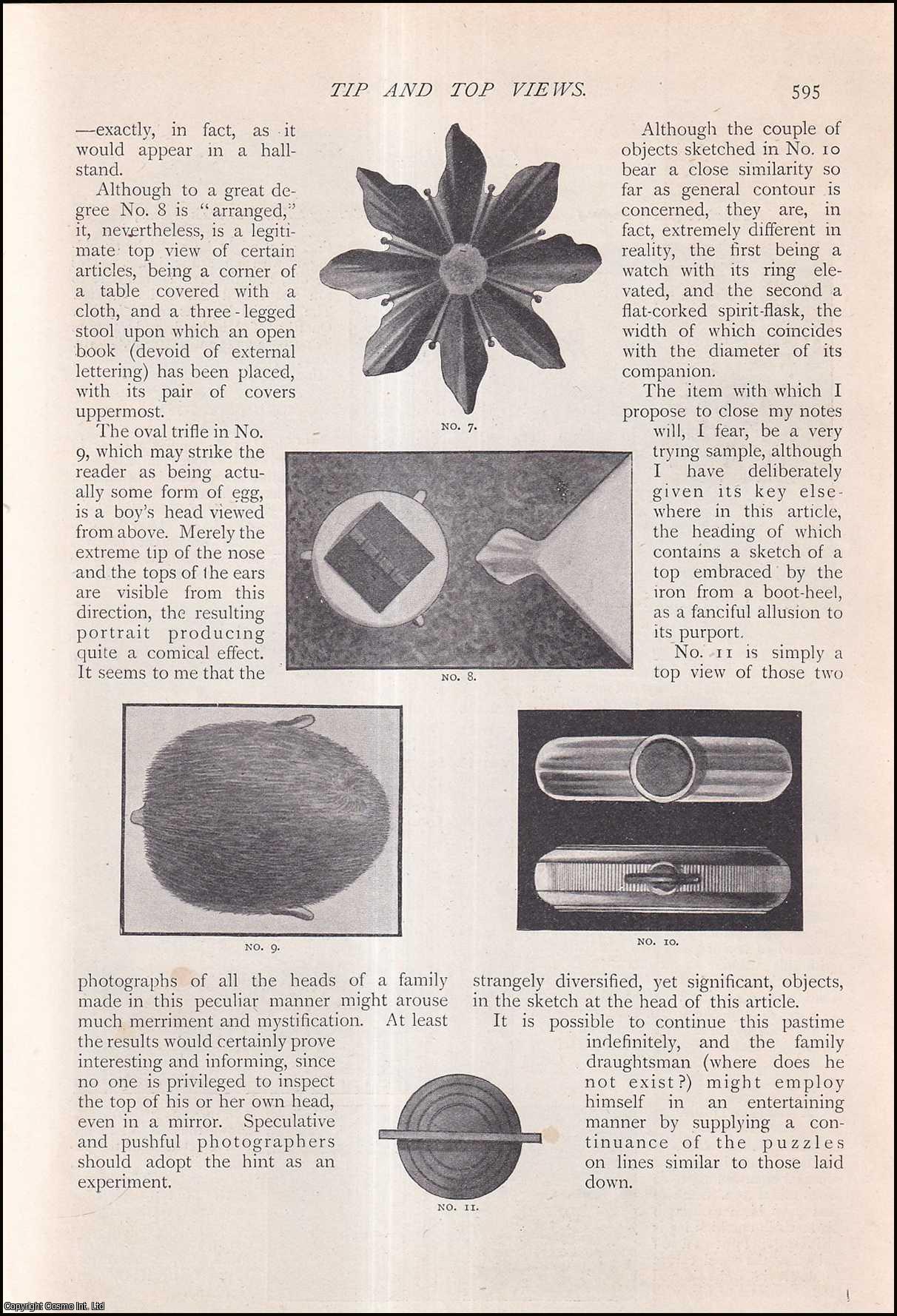 SCOTT, JAMES - Tip and Top Views. Objects viewed from unusual standpoints. A rare original article from The Strand Magazine, 1905.