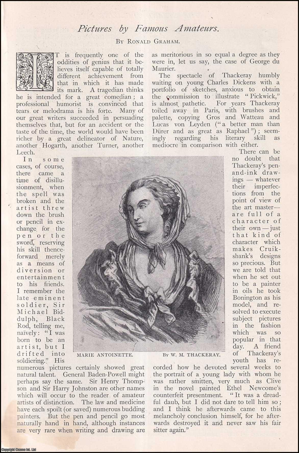 GRAHAM, RONALD - Pictures by Famous Amateurs. A rare original article from The Strand Magazine, 1906.