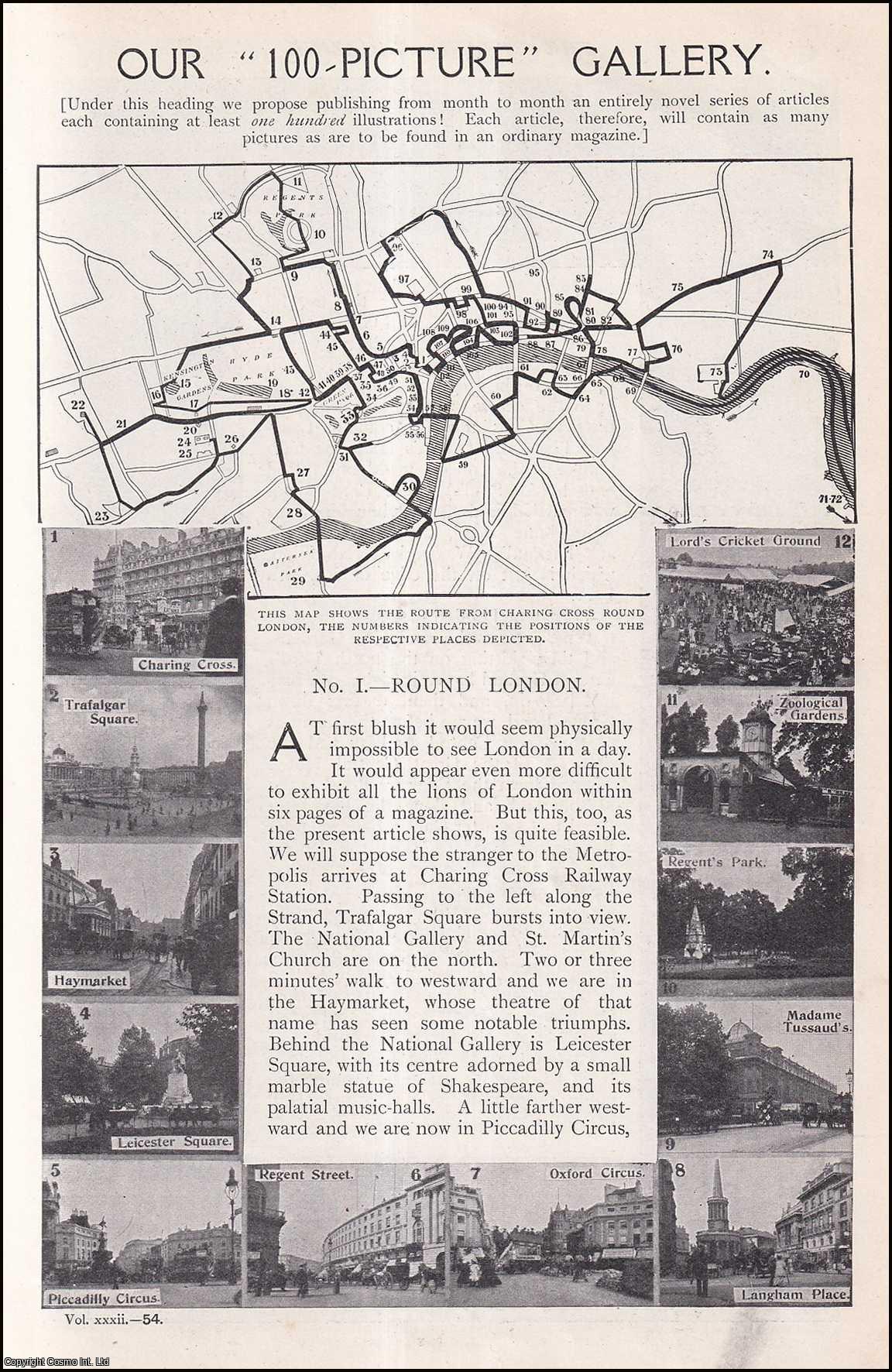 --- - Round London. Our Hundred Picture Gallery. A rare original article from The Strand Magazine, 1906.