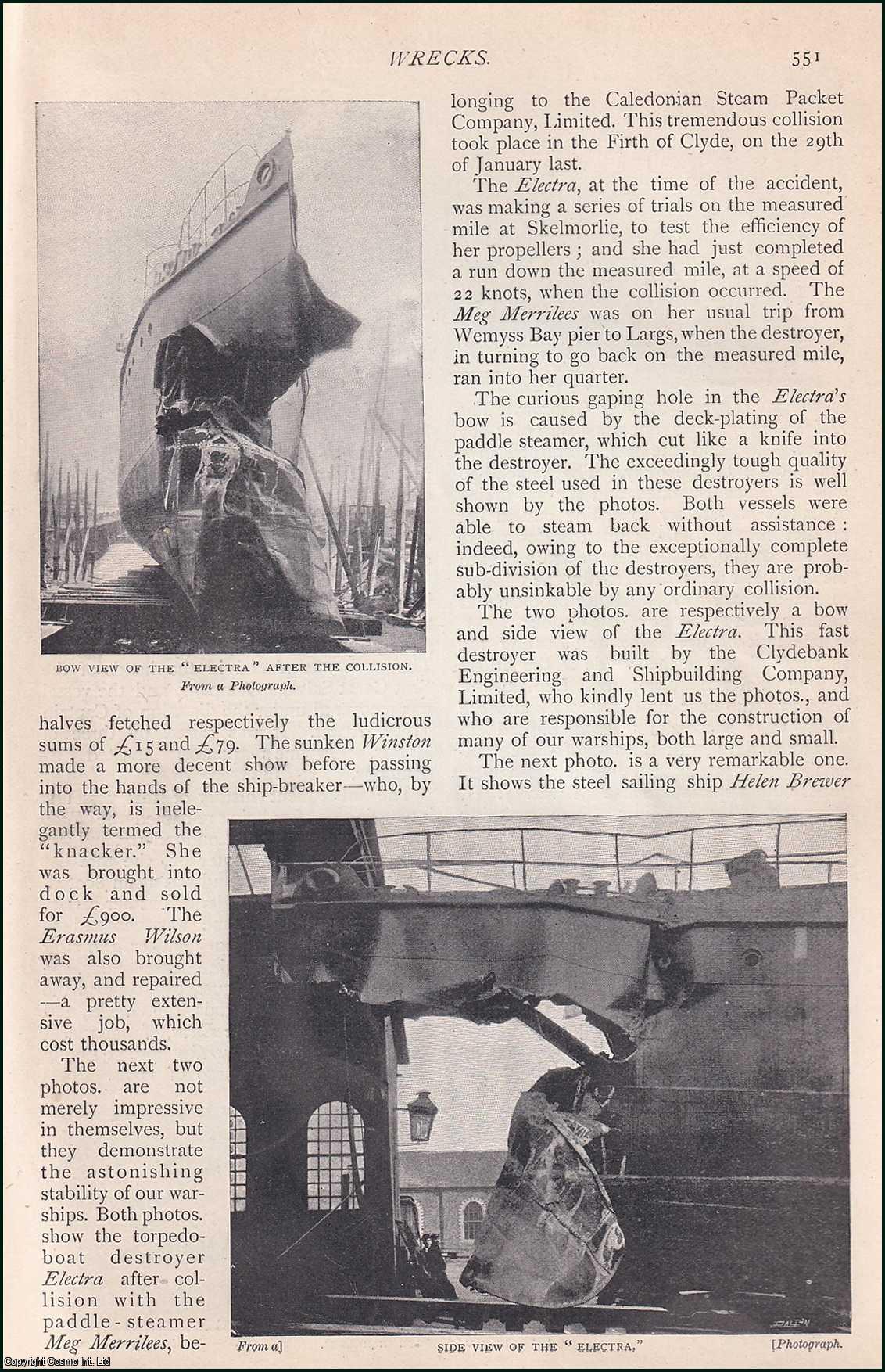 William G. FitzGerald - Ship Wrecks. An uncommon original article from The Strand Magazine, 1897.