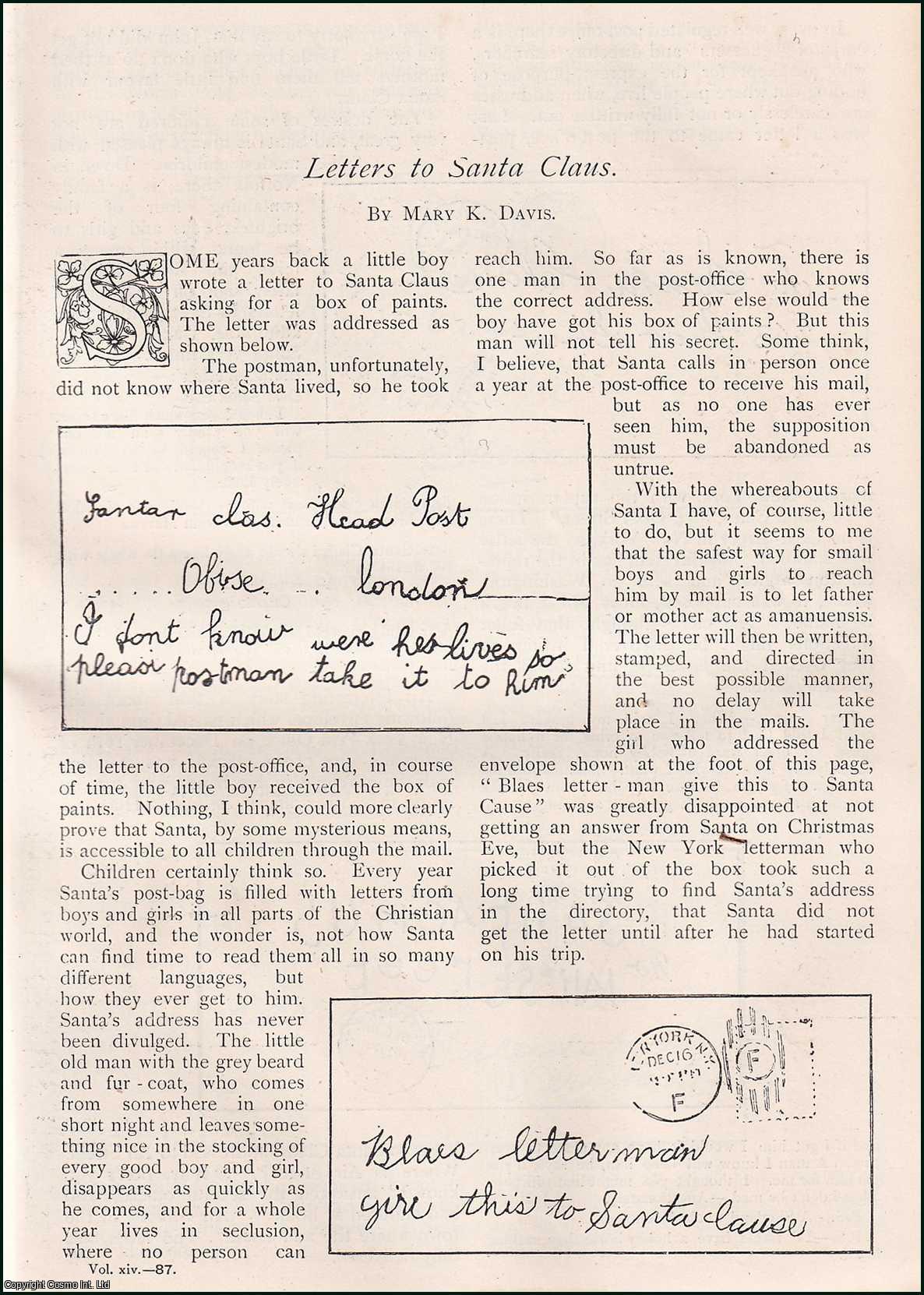 DAVIS, MARY K. - Letters To Santa Claus. A rare original article from The Strand Magazine, 1897.