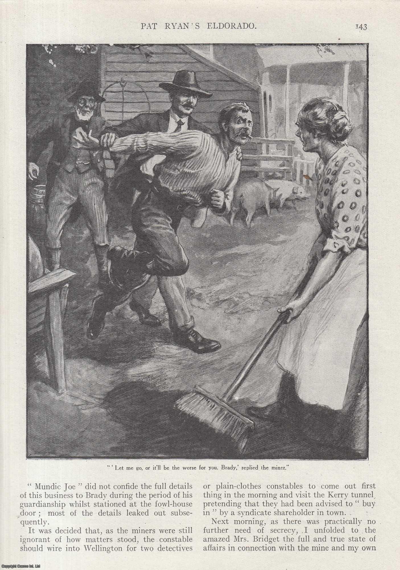 L.W.A. MacArthur, F.G.S., J.P., illustrated by Thomas Somerfield. - Pat Ryan's Eldorado : Gold prospecting in Wellington, New Zealand. An uncommon original article from the Wide World Magazine, 1916.