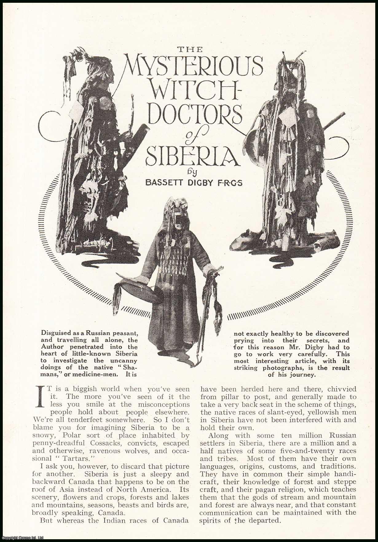Bassett Digby, F.R.G.S. - The Mysterious Witch-Doctors of Siberia. An uncommon original article from the Wide World Magazine, 1922.