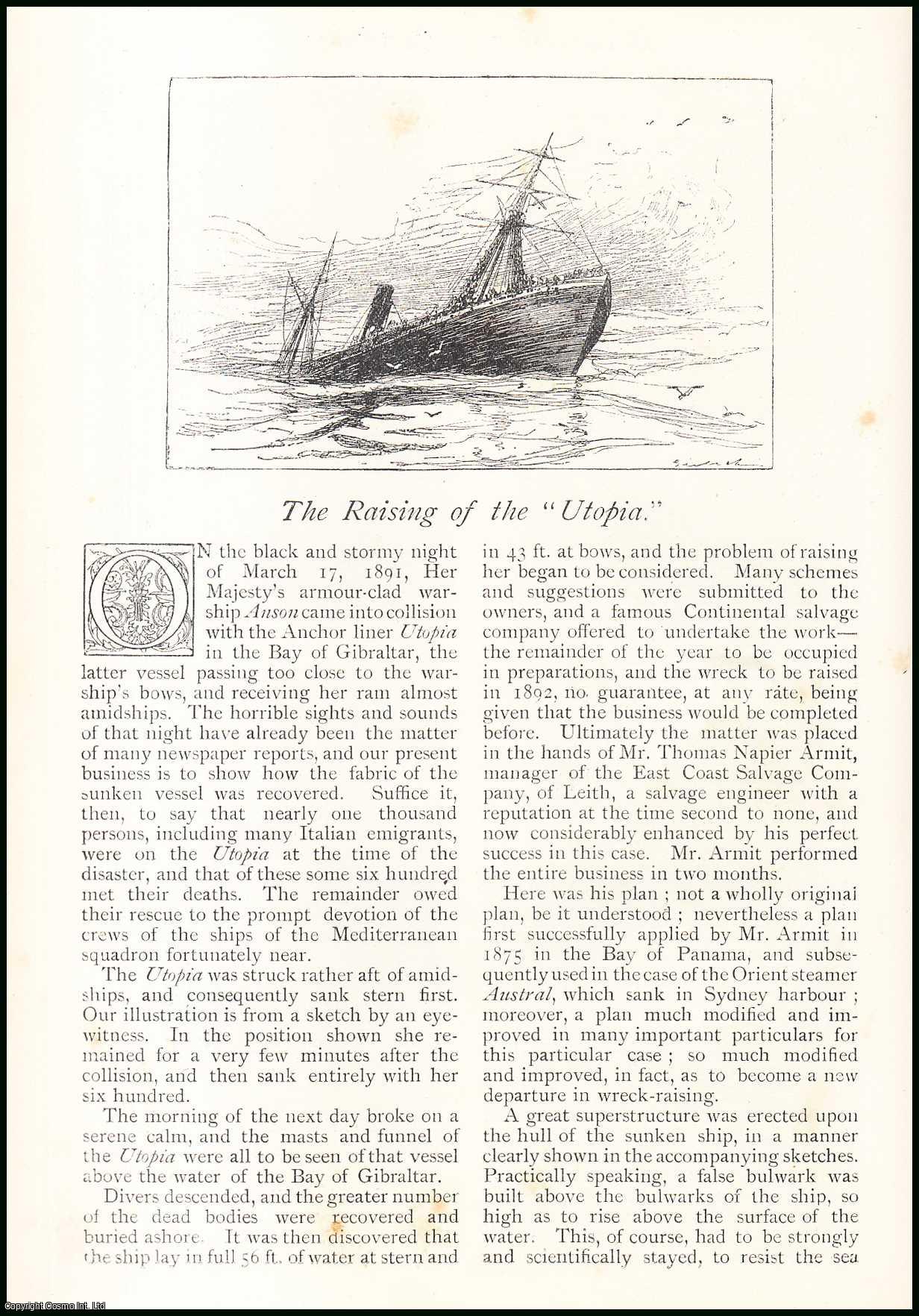 --- - The Raising of The Utopia. An original article from The Strand Magazine, 1892.