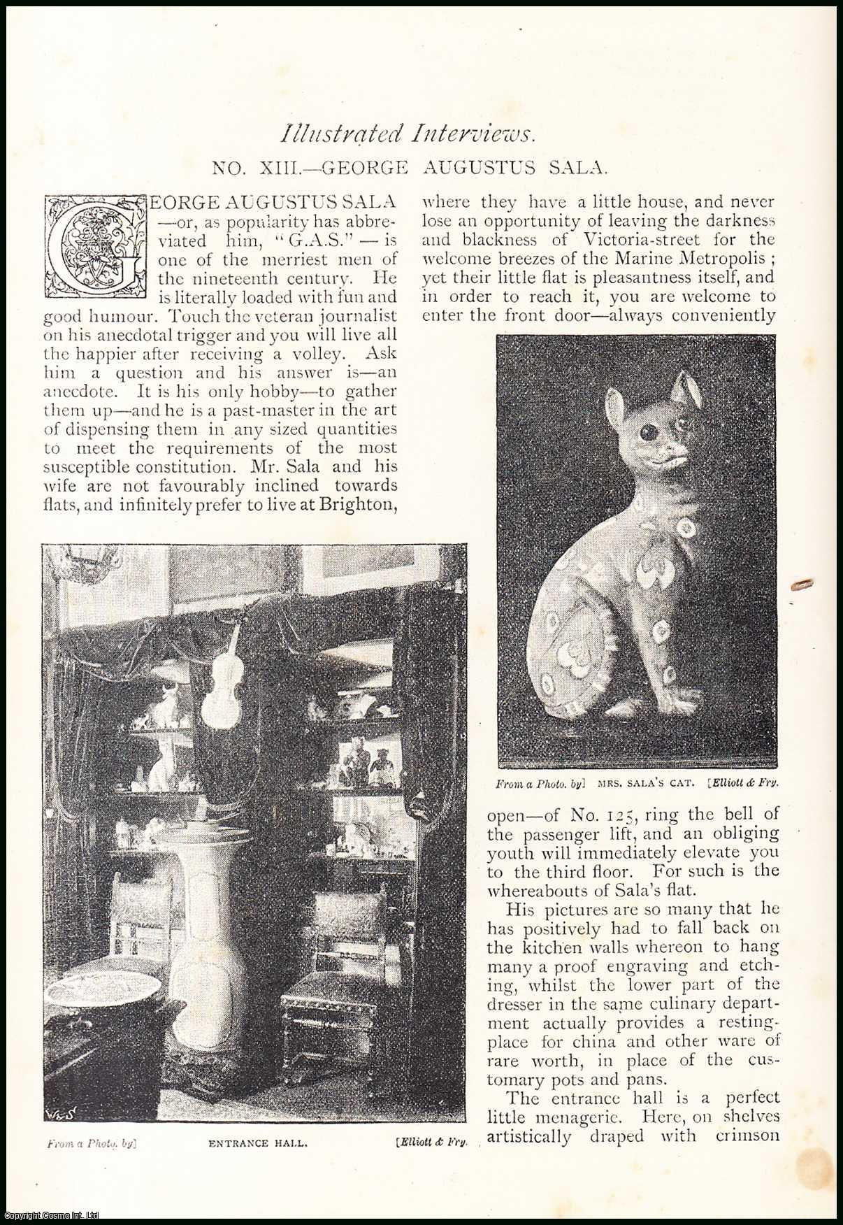 HOW, HARRY - Mr. George Augustus Sala. Illustrated Interviews. An original article from The Strand Magazine, 1892.