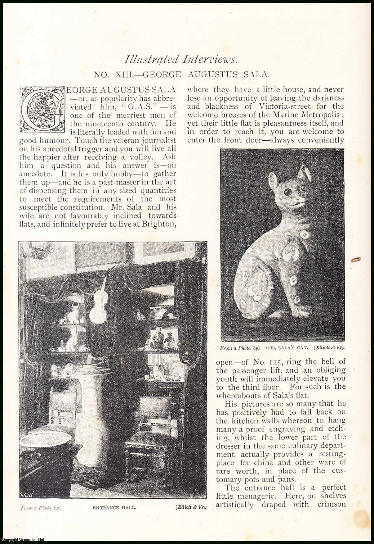 Harry How - Mr. George Augustus Sala, Journalist. Illustrated Interviews. An original article from The Strand Magazine, 1892.