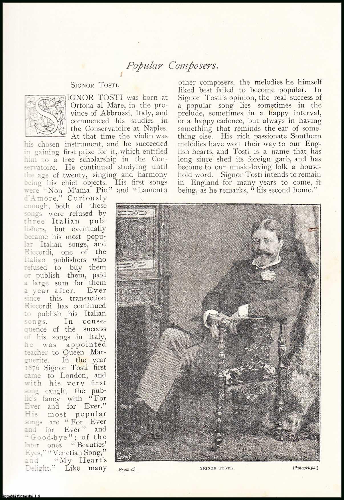 --- - Walter Slaughter. Popular Composers. An original article from The Strand Magazine, 1892.