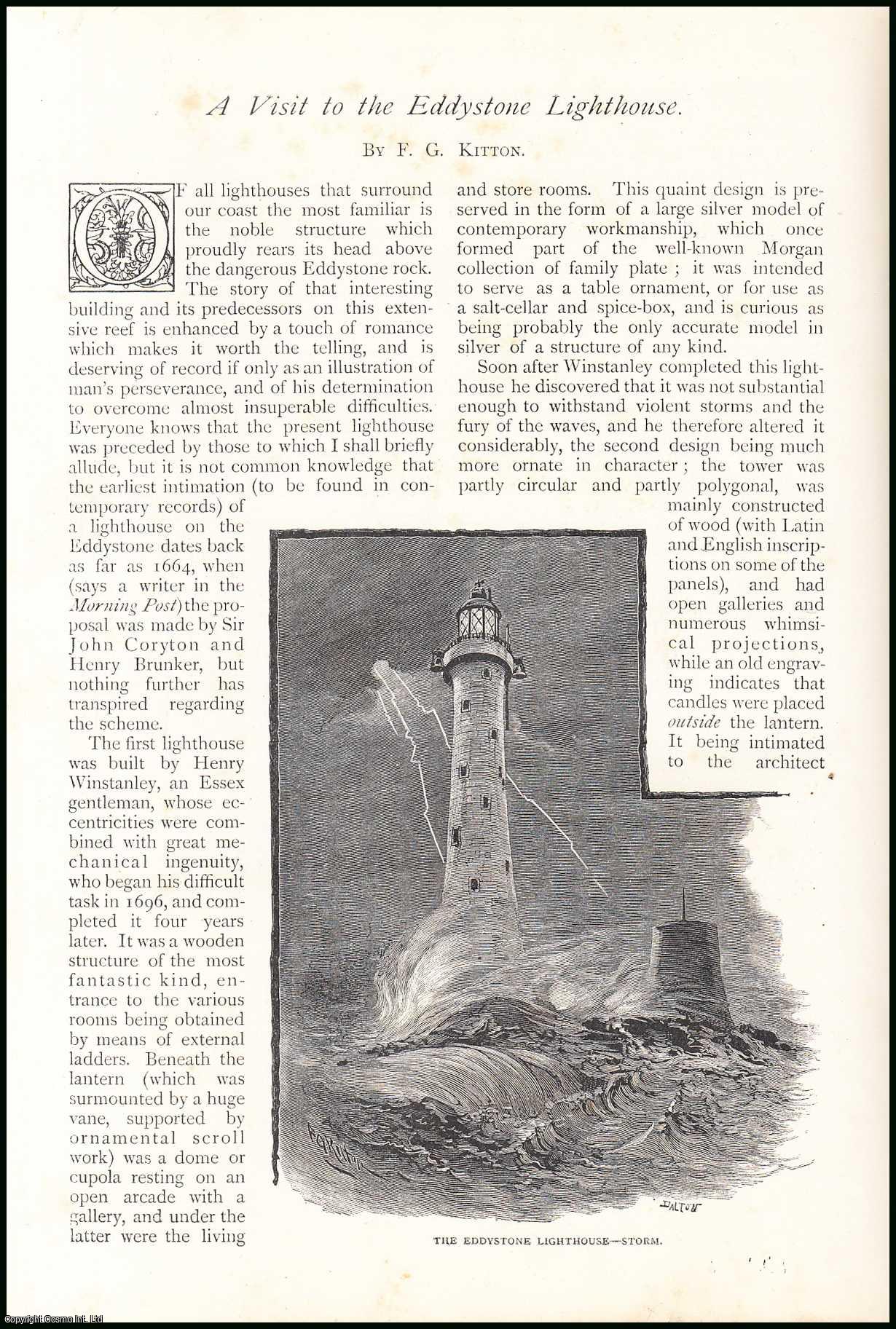 KITTON, F. G. - A Visit to The Eddystone Lighthouse. An original article from The Strand Magazine, 1892.