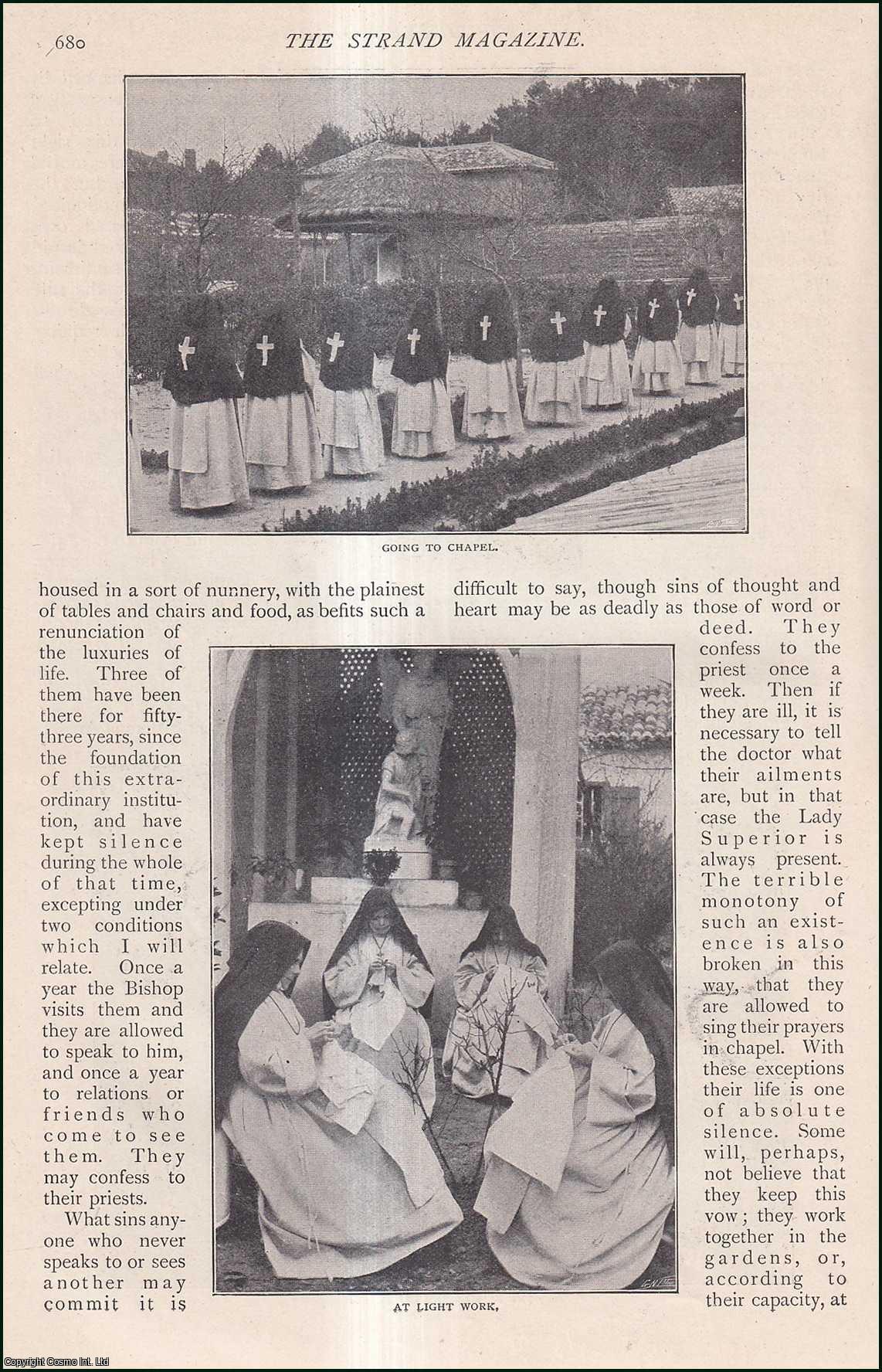 NEWNES, GEORGE - The Silent Sisters of Anglet, near Biaritz, France. A rare original article from The Strand Magazine, 1901.