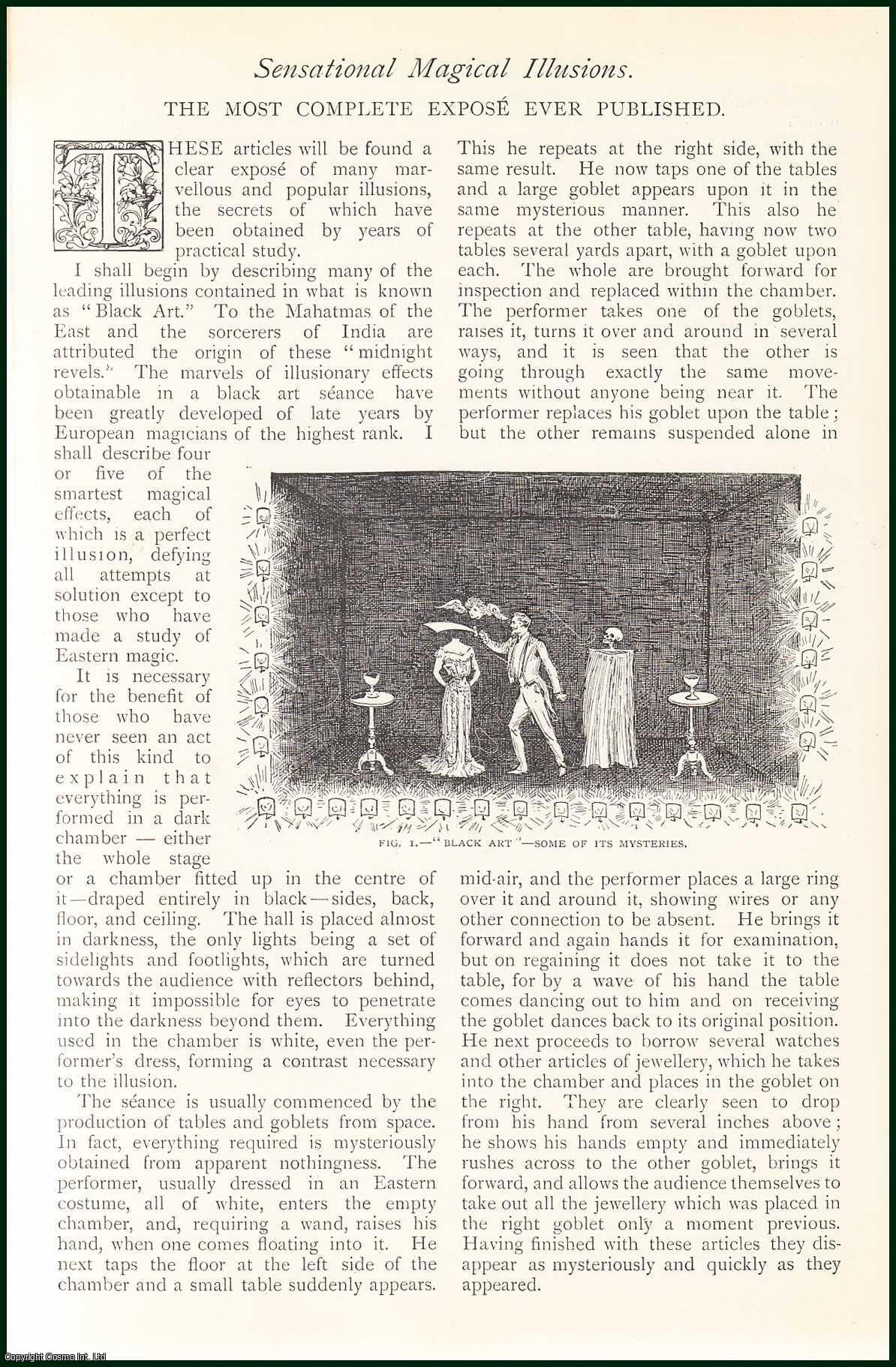 Strand Magazine - Sensational Magical Illusions. An uncommon original article from The Strand Magazine, 1902.