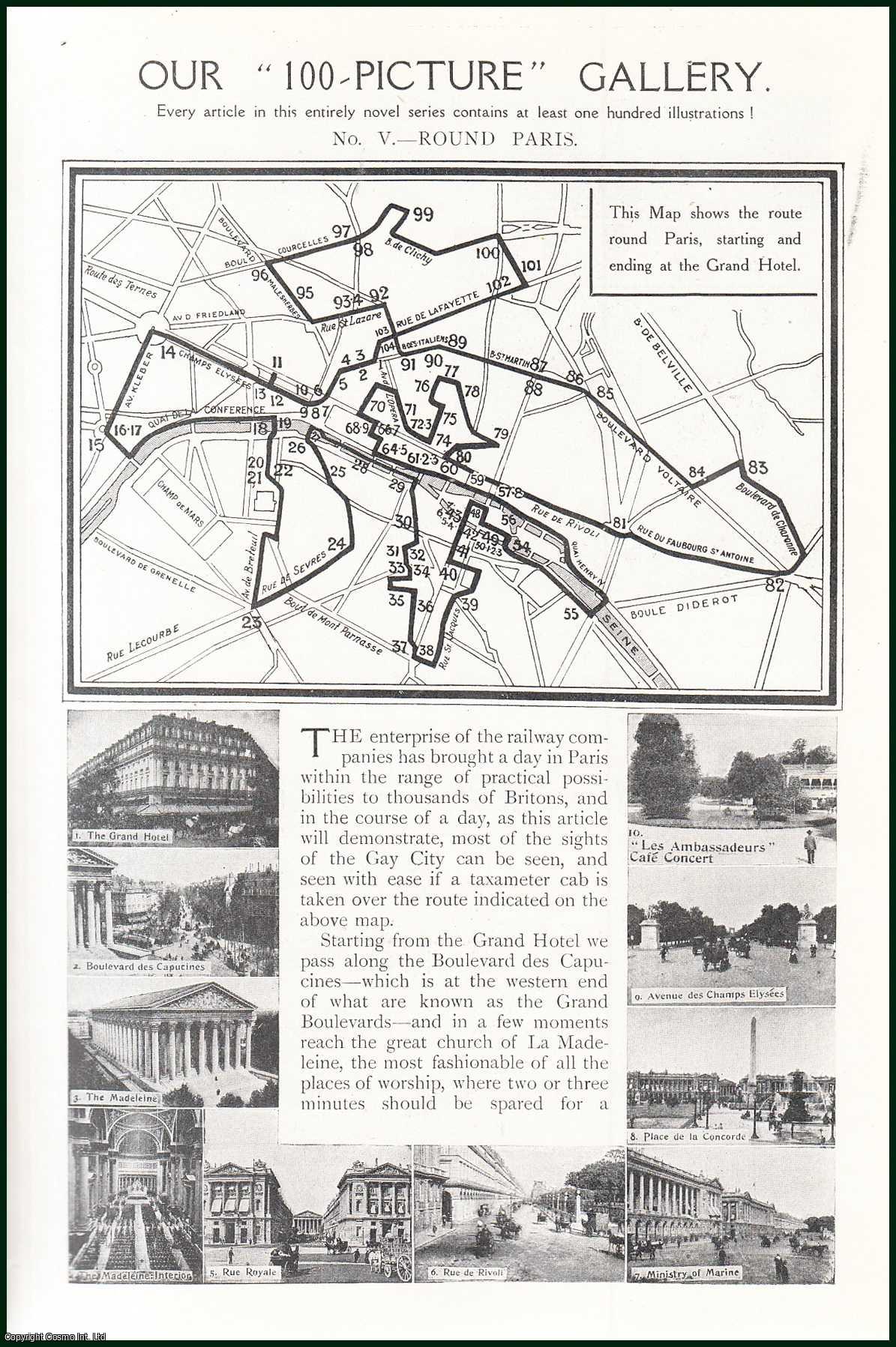 --- - Round Paris A rare original article from The Strand Magazine, 1907.