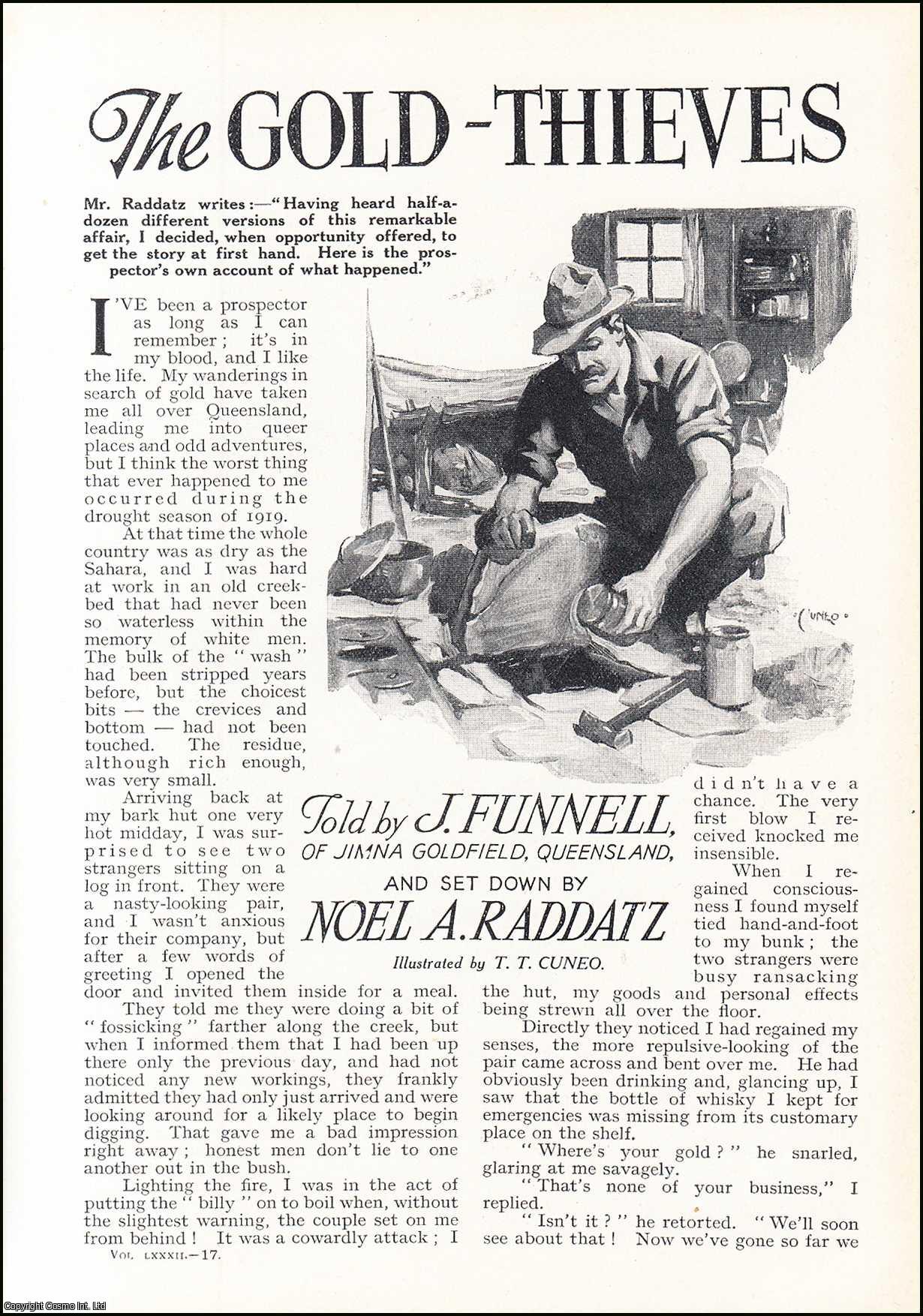 FUNNELL & NOEL A. RADDATZ, J. - The Gold-Thieves. An original article from the Wide World Magazine, 1939.