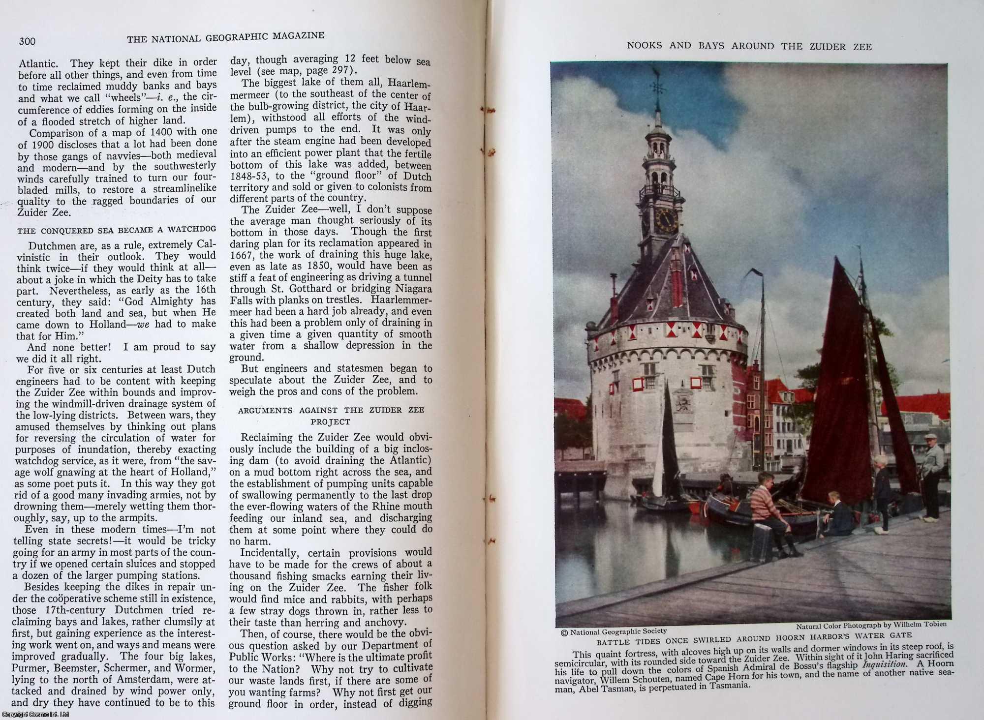 KRUISINGA, J.C.M. - A New Country Awaits Discovery: The Draining of The Zuider Zee Makes Room for The Excess Population of The Netherlands. An original article from the National Geographic Magazine, 1933.