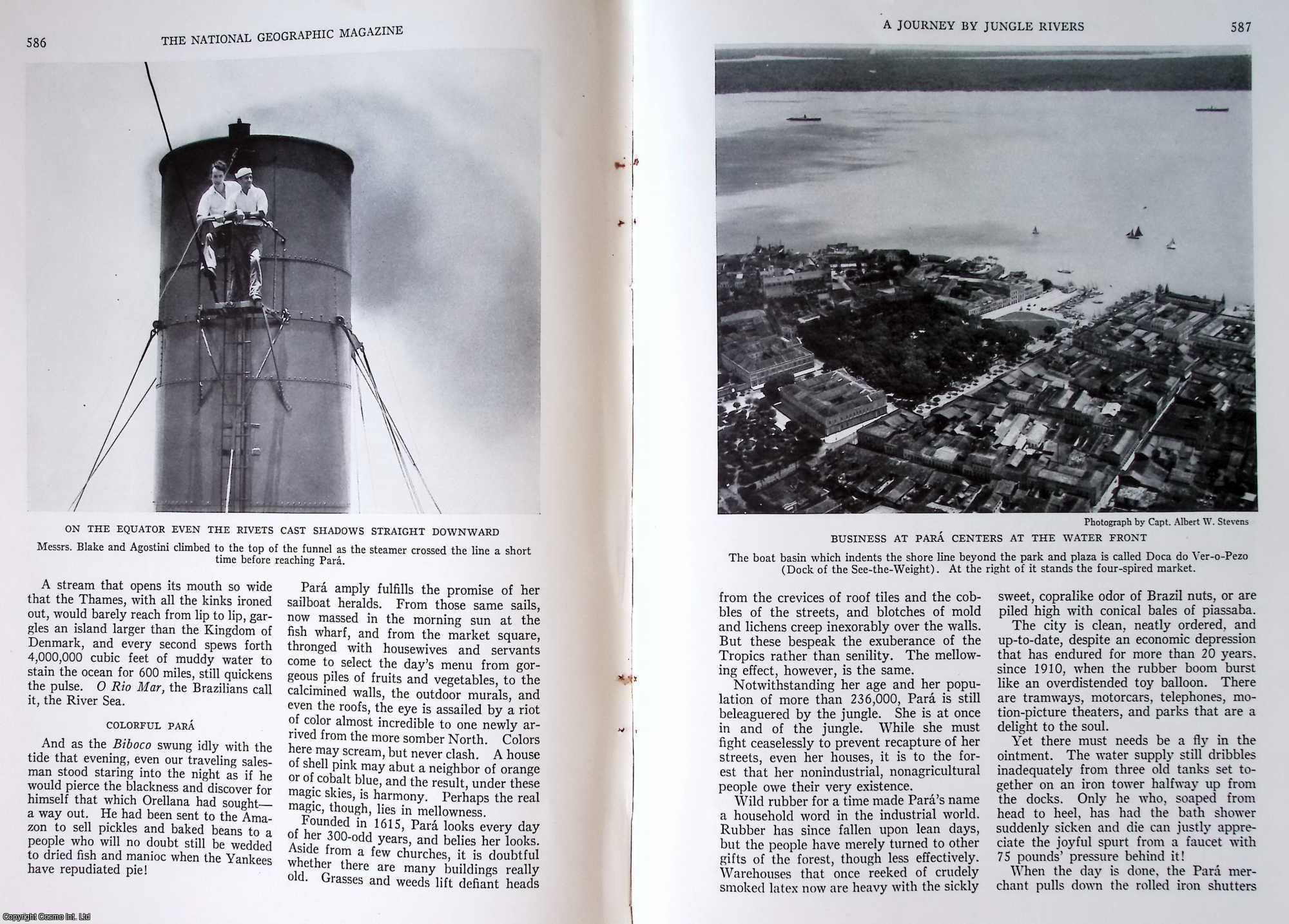 Ernest G. Holt - A Journey by Jungle Rivers to the home of the Cock-of-the-rock : Naturalists enter the Amazon, Voyage through the Heart of Tropical South America, and emerge at the Mouth of the Orinoco. An original article from the National Geographic Magazine, 1933.