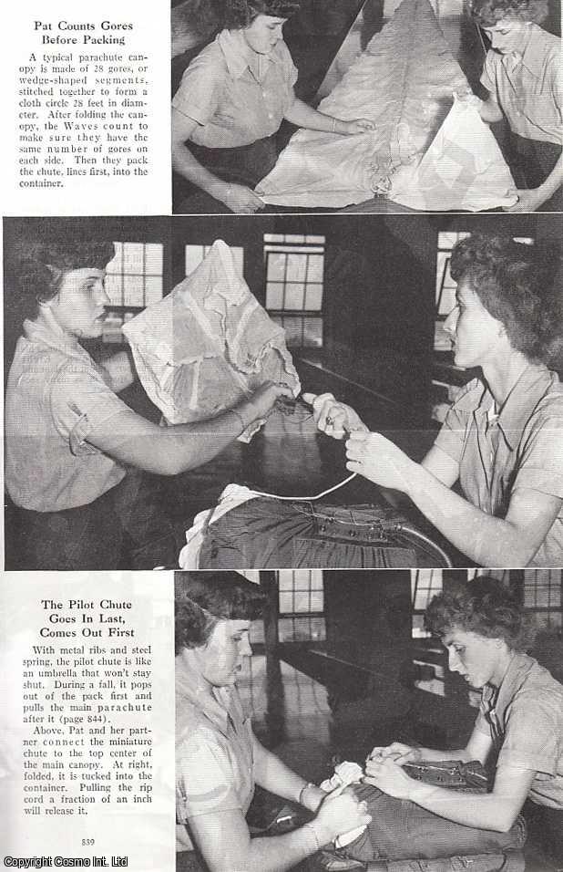 John E. Fletcher - Graduation by Parachute: For Navy Girls at Lakehurst, New Jersey, Commencement Is a Serious Step - and a Long One. An original article from the National Geographic Magazine, 1952.
