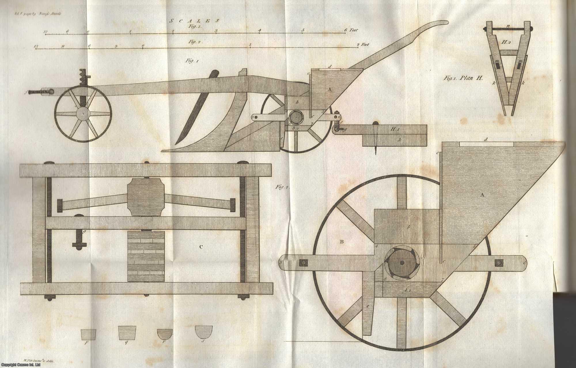 PITT (OF PENDEFORD, STAFFORDSHIRE), WILLIAM - On Drilling, with a Description of a Drill Plough. A rare original article from the Annals of Agriculture, 1786.