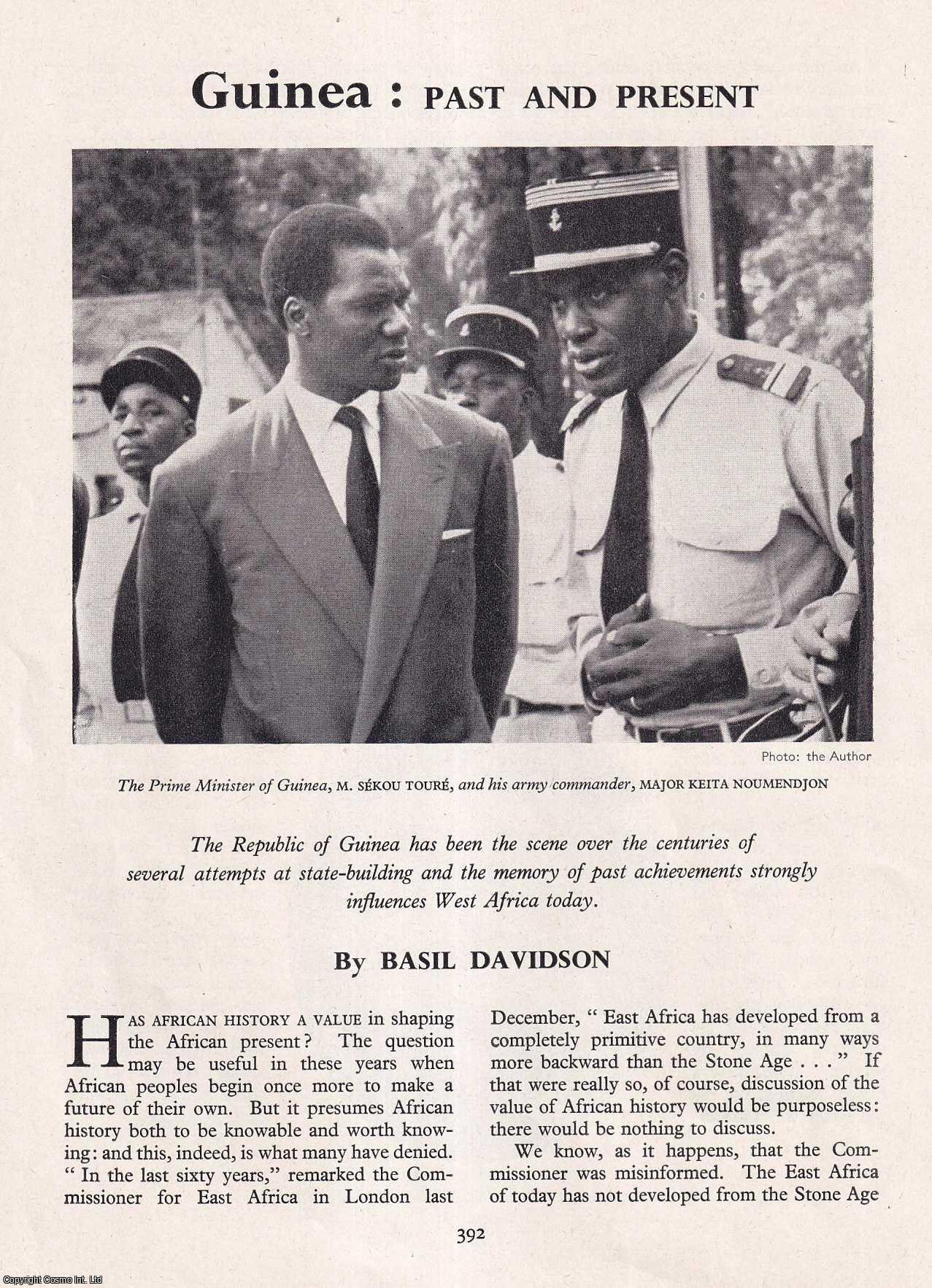 DAVIDSON, BASIL - Guinea: Past and Present. An original article from History Today magazine, 1959.