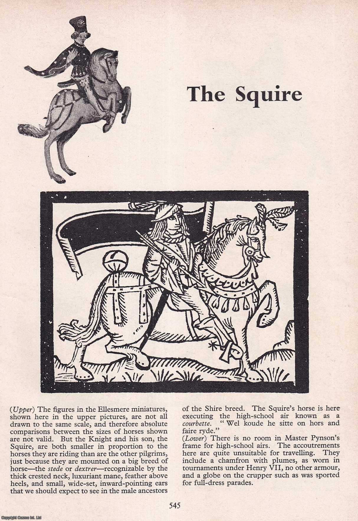 DENT, ANTHONY - Pictures from Chaucer. An original article from History Today magazine, 1960.