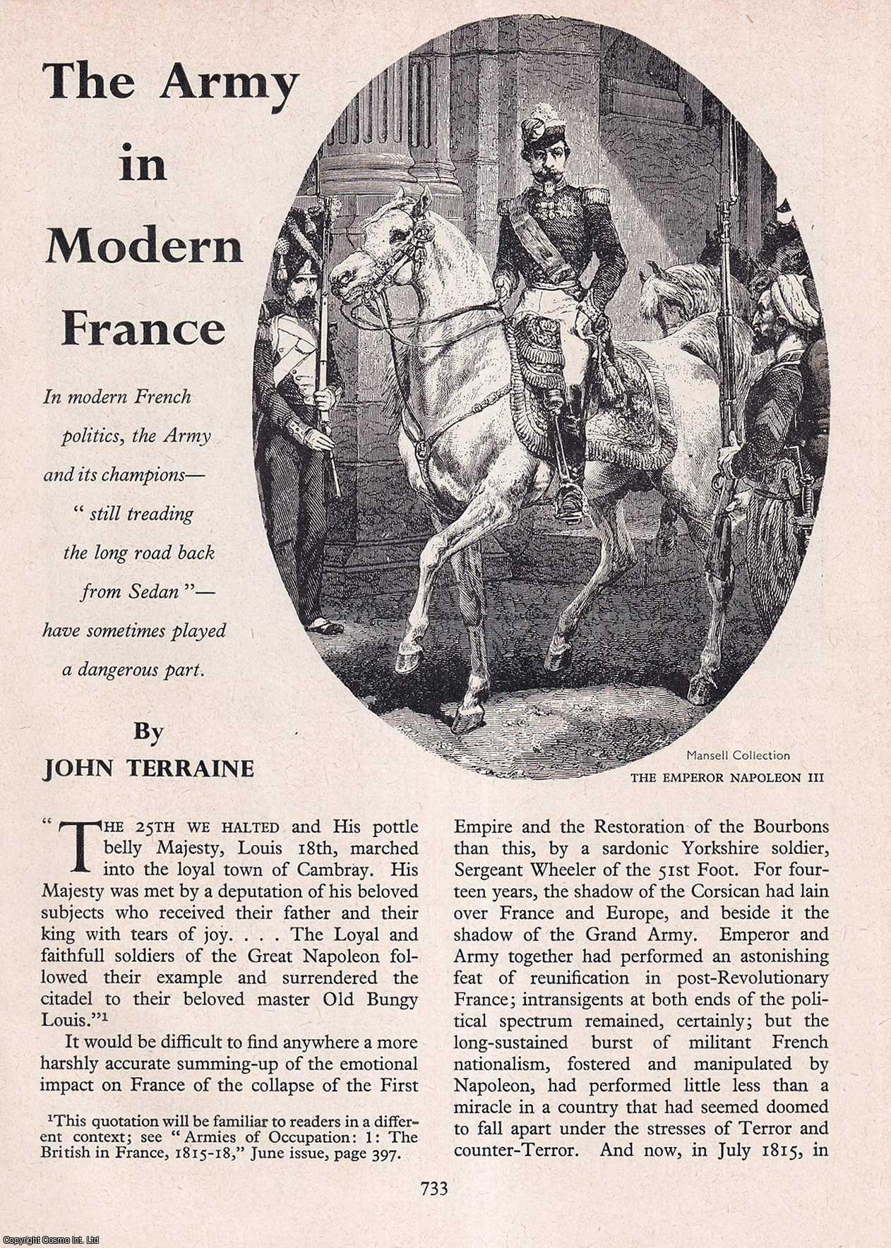 John Terraine - The Army in Modern France. An original article from History Today magazine, 1961.