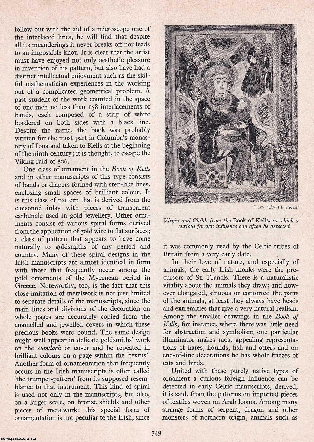 J.J.N. McGurk - The Celtic School of Manuscript Illumination. An original article from History Today magazine, 1966.