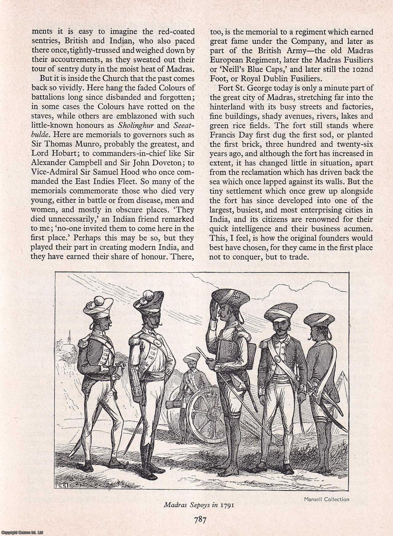James Lunt - Ford St. George and Madras. An original article from History Today magazine, 1966.