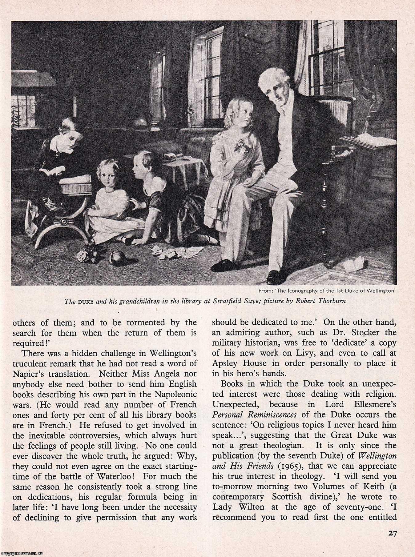 Elizabeth Longford - The Duke of Wellington's Books. An original article from History Today magazine, 1967.