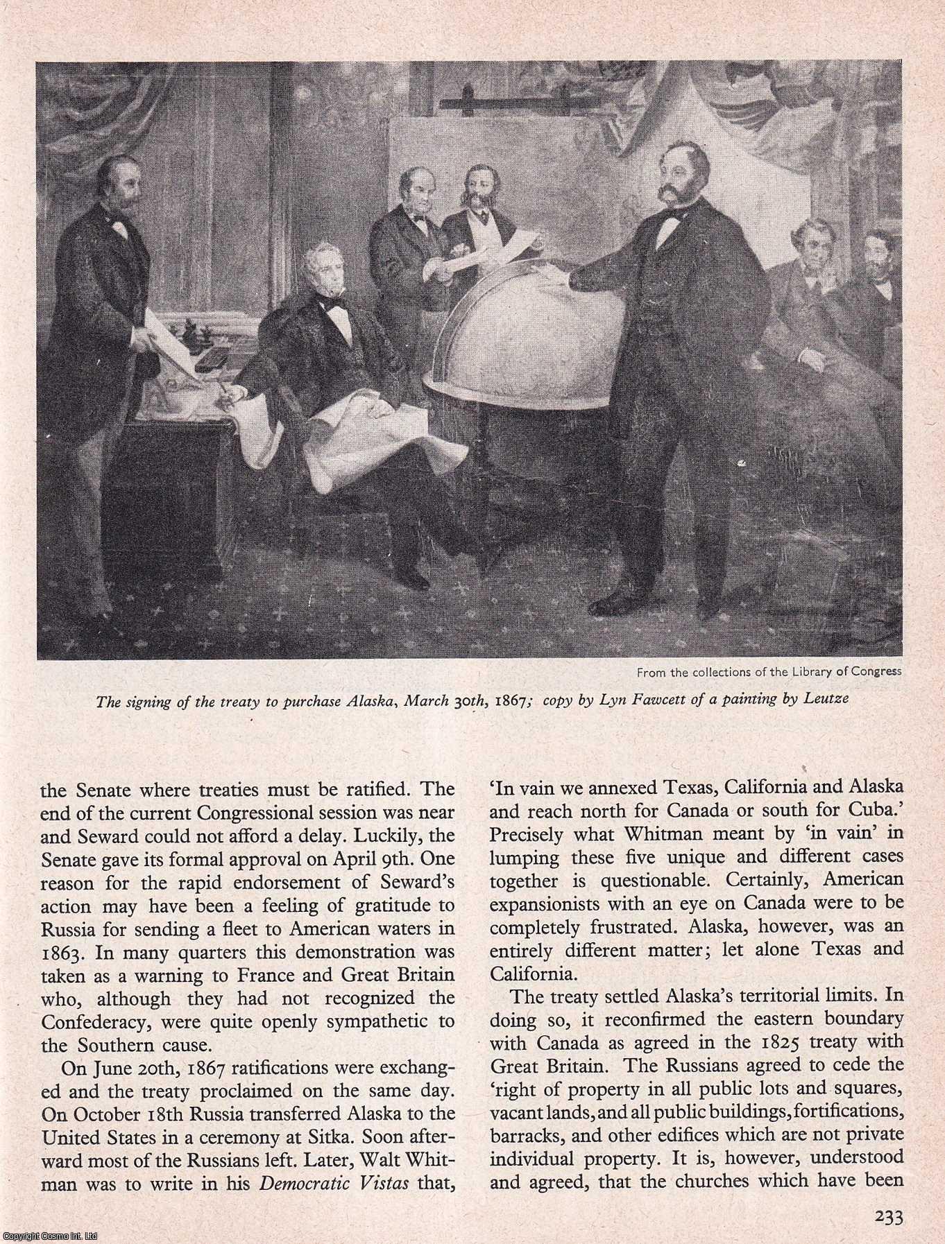 KLEBER, LOUIS C. - Alaska: Russia's Folly. An original article from History Today magazine, 1967.