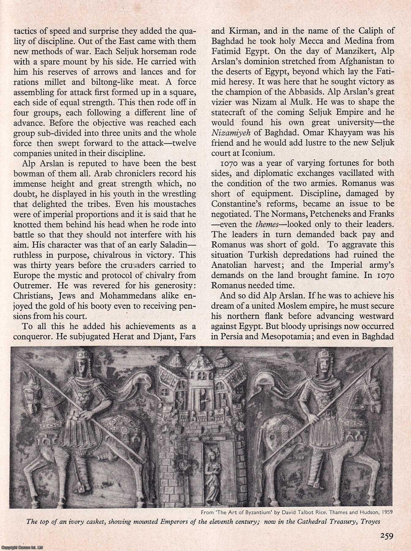STREATER, JASPER - The Battle of Manzikert. An original article from History Today magazine, 1967.