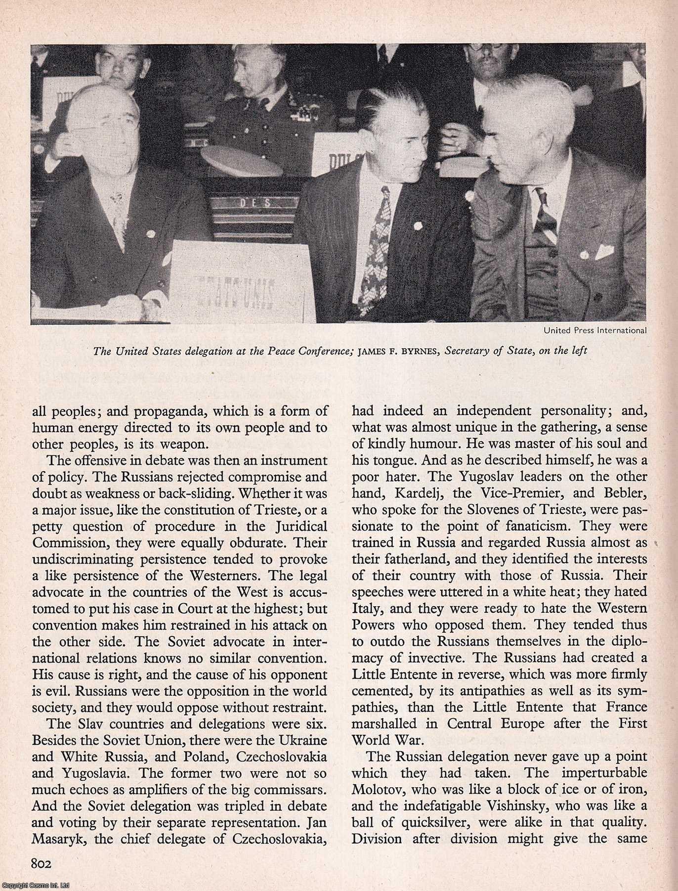 Norman Bentwich - The Paris Peace Conference: The Russian Battle. Part 2. An original article from History Today magazine, 1967.