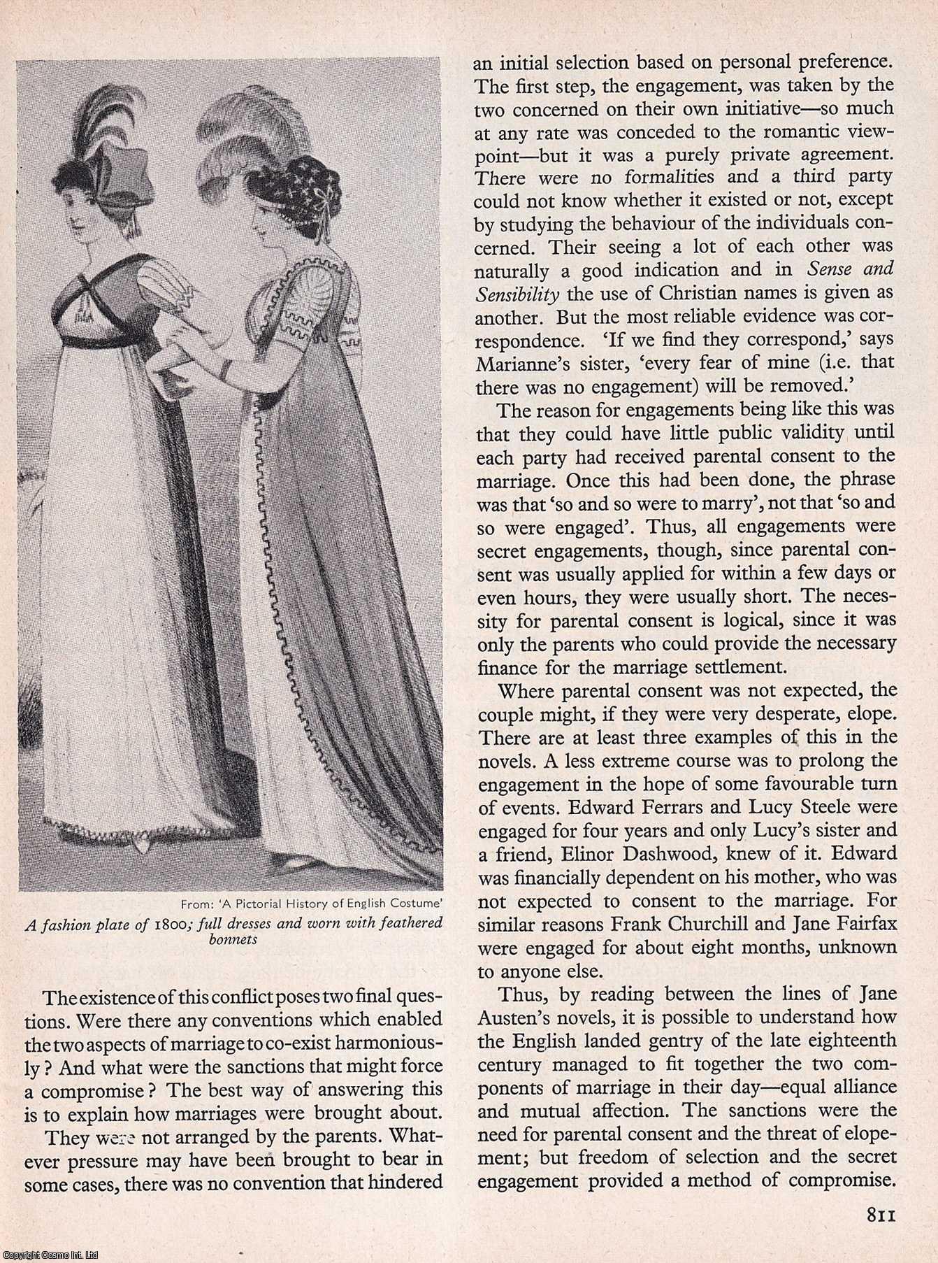 GORNALL, J.F.G. - Marriage and Property in Jane Austen's Novels. An original article from History Today magazine, 1967.