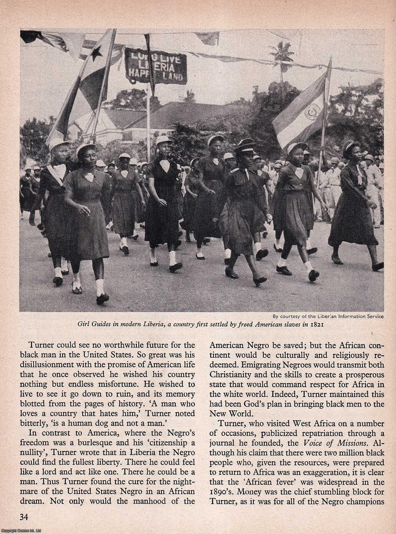WEISBORD, ROBERT G. - The Back-to-Africa Idea. An original article from History Today magazine, 1968.