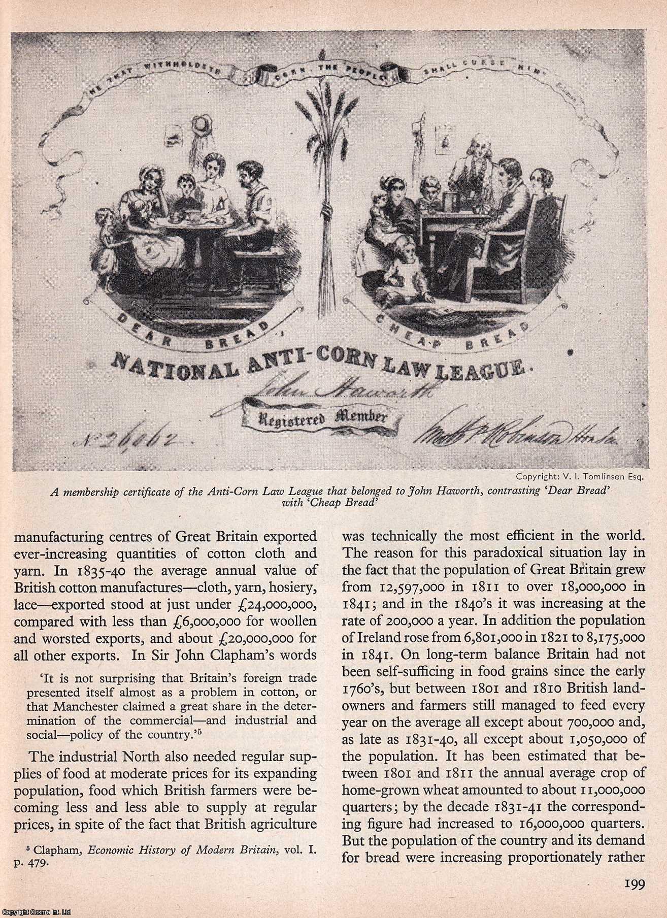 CHALONER, W.H. - The Anti-Corn law League. An original article from History Today magazine, 1968.